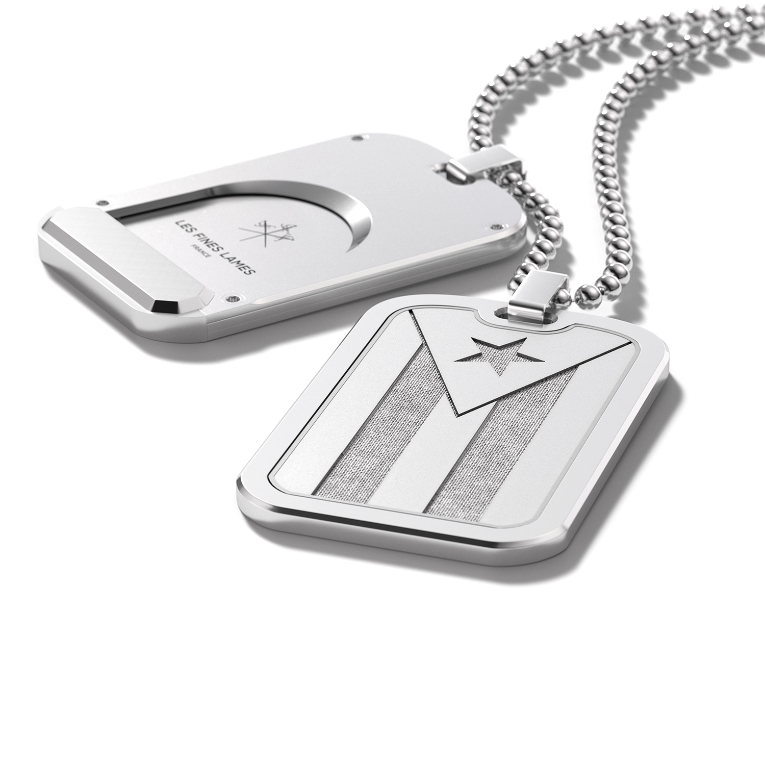 les-fines-lames-le-tag-t100-flag-cuba-silver-zigarrencutter image 3
