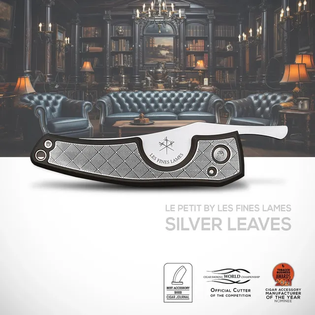 les-fines-lames-le-petit-zigarrenschneider-silver-leaves image 1