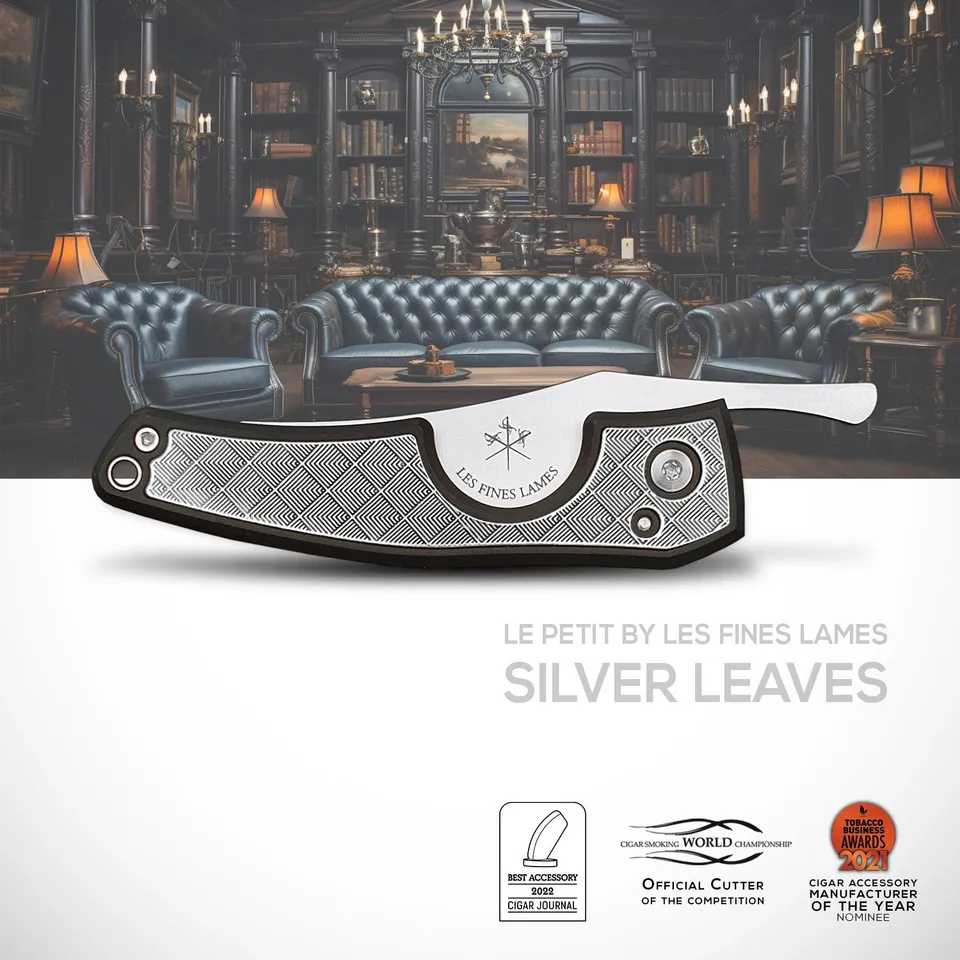 les-fines-lames-le-petit-zigarrenschneider-silver-leaves image 1