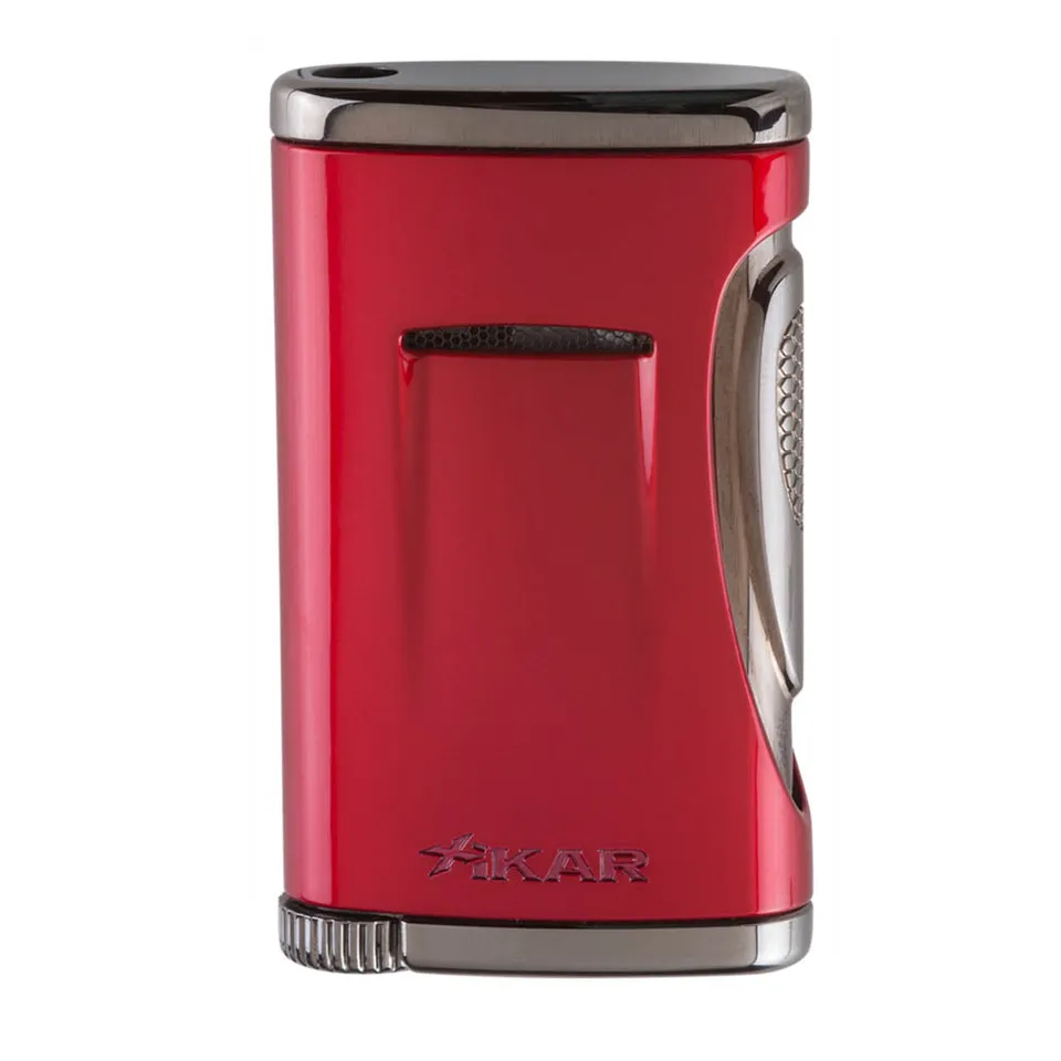 xikar-xidris-single-jet-zigarrenfeuerzeug-rot-jetflamme image 1