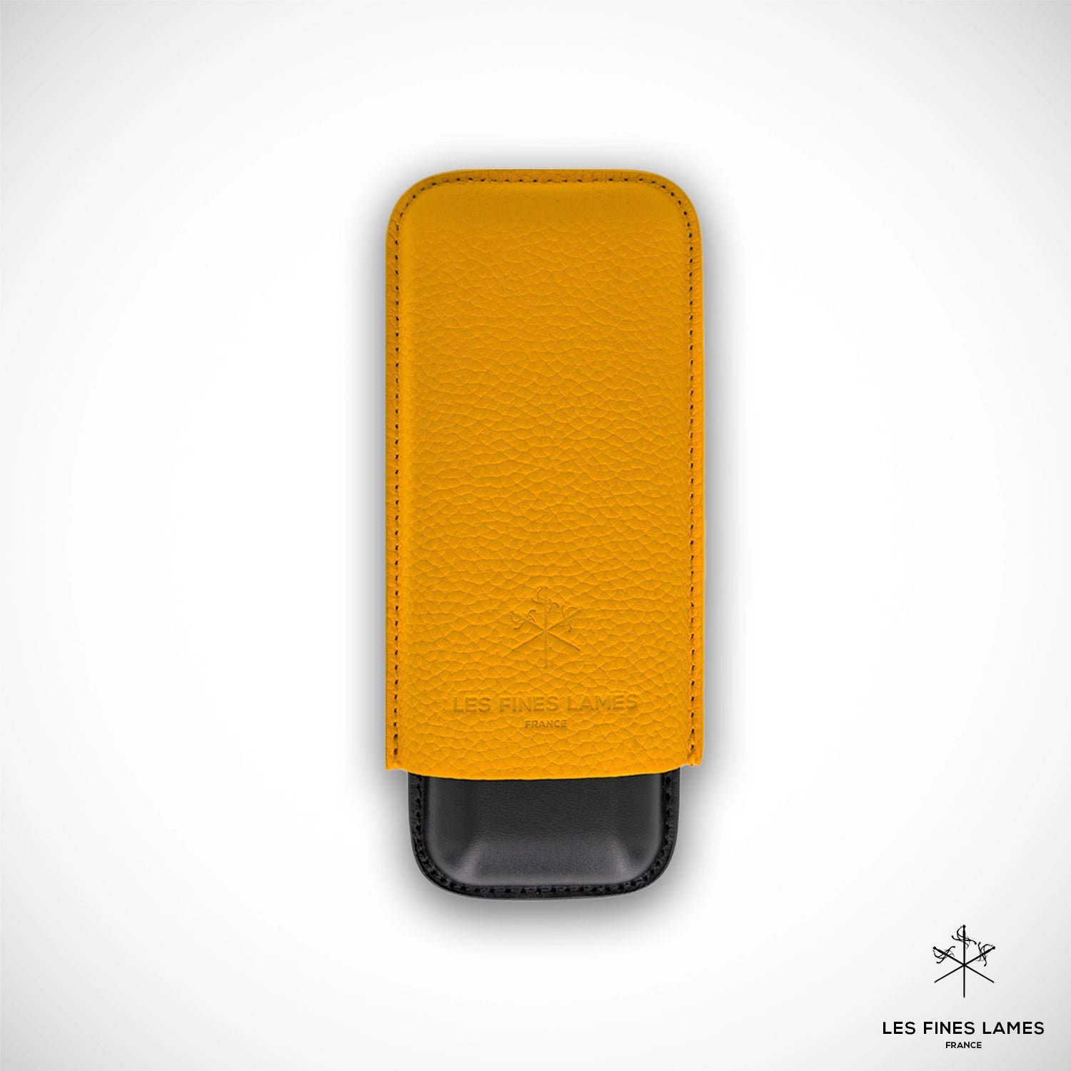 les-fines-lames-cigar-case-duo-zigarrenetui-gelb-leder image 2