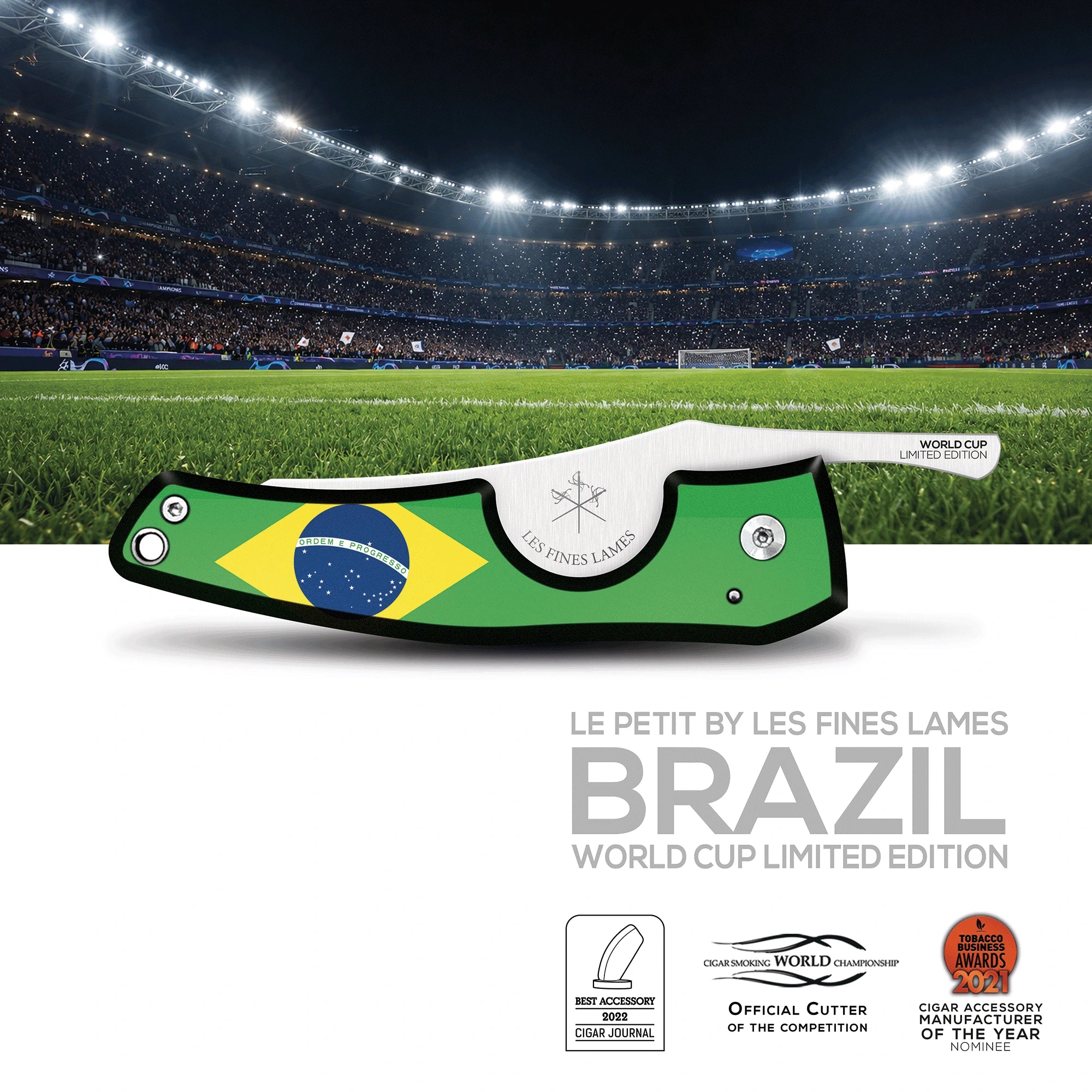 les-fines-lames-le-petit-brazil-zigarrenmesser-world-cup-edition image 1