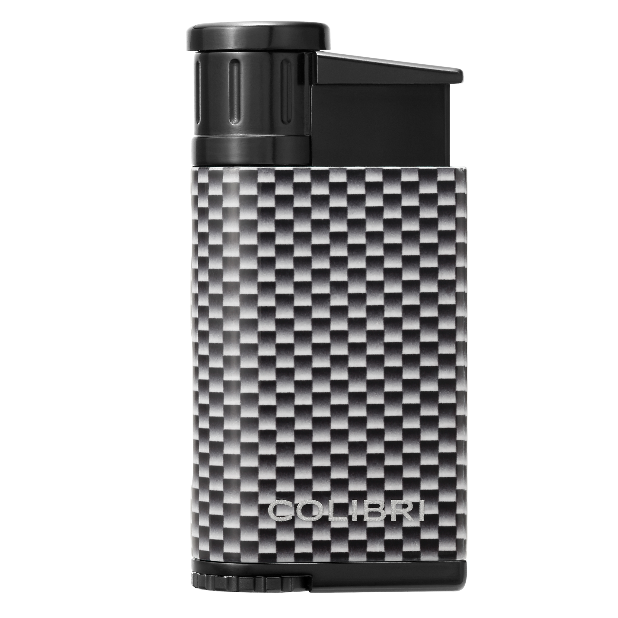 colibri-evo-feuerzeug-carbon-schwarz-jetflame image 5