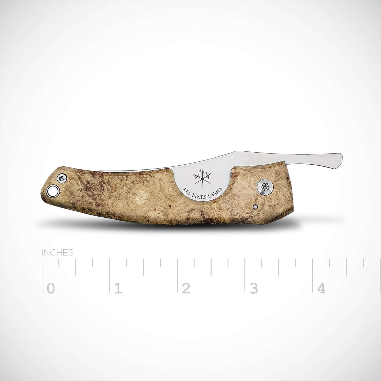 les-fines-lames-le-petit-zigarrenmesser-acacia-burl-holzgriff image 3
