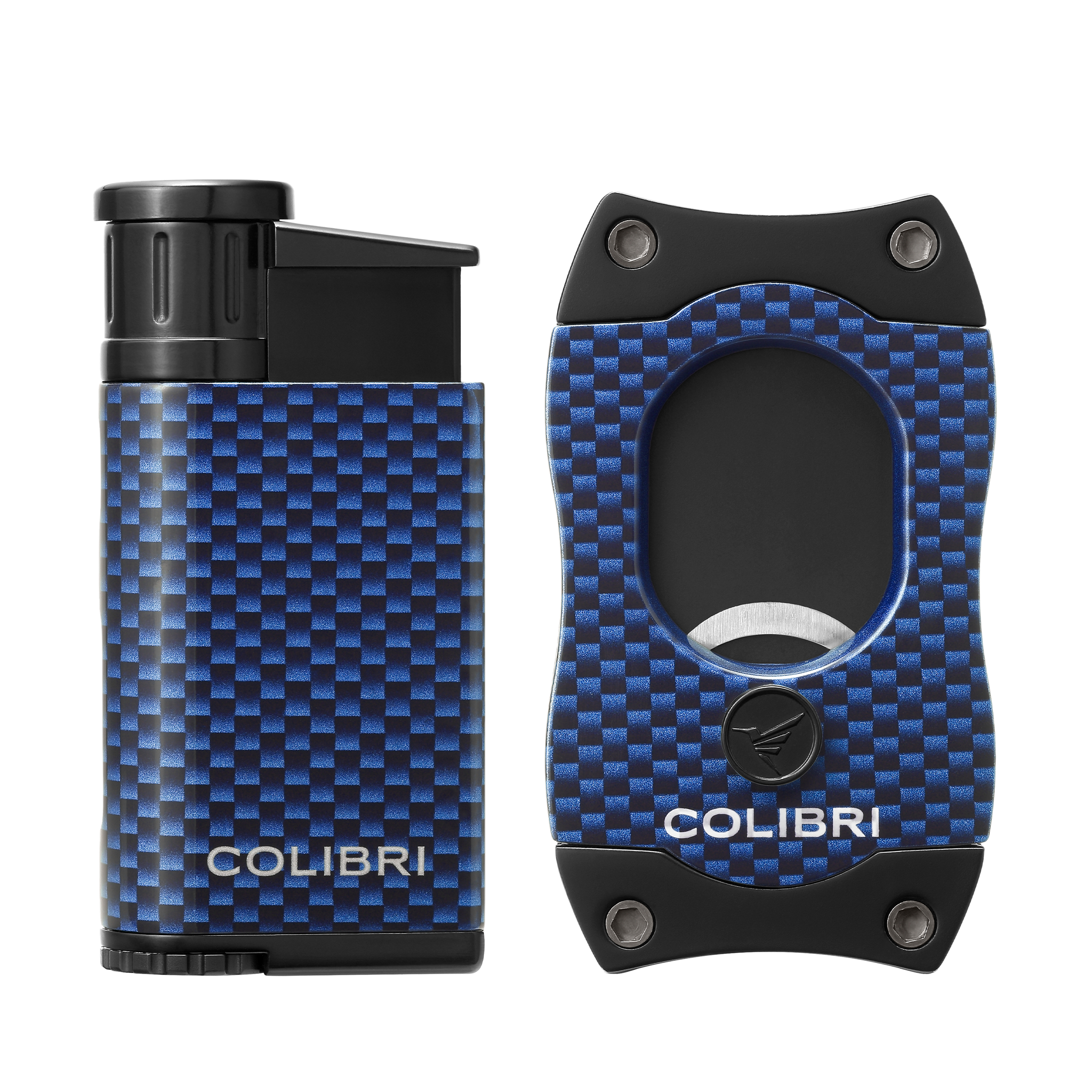 colibri-evo-s-cut-set-zigarrenfeuerzeug-carbon-rot-single-jet image 2