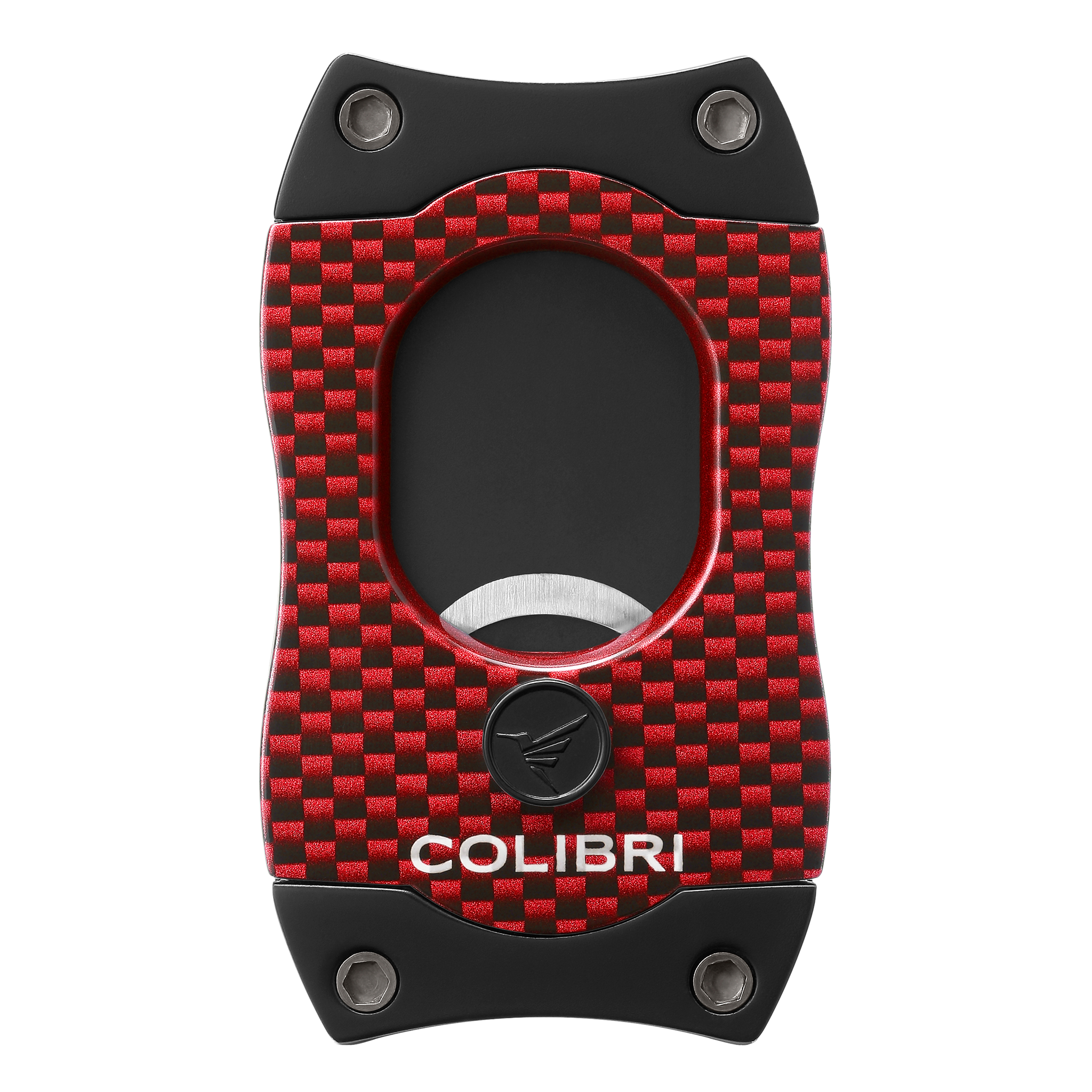 colibri-s-cut-zigarrenschneider-carbon-rot-66er-ring image 1