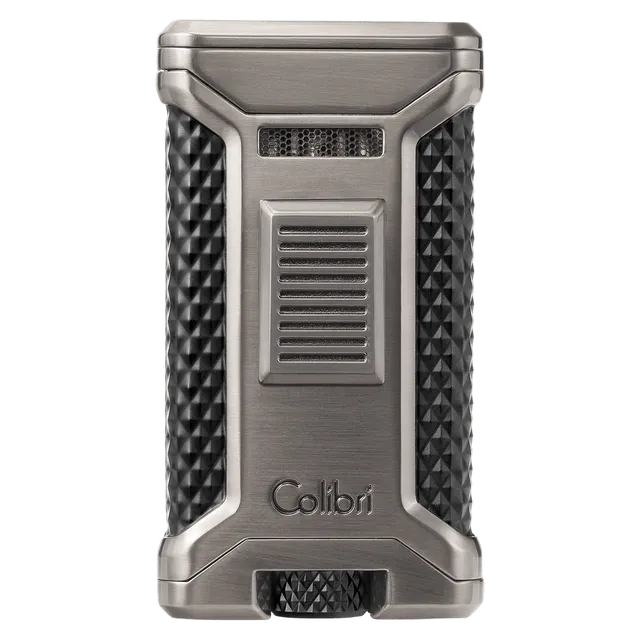 colibri-ascari-zigarrenfeuerzeug-schwarz-triple-flame-mit-punch image 1