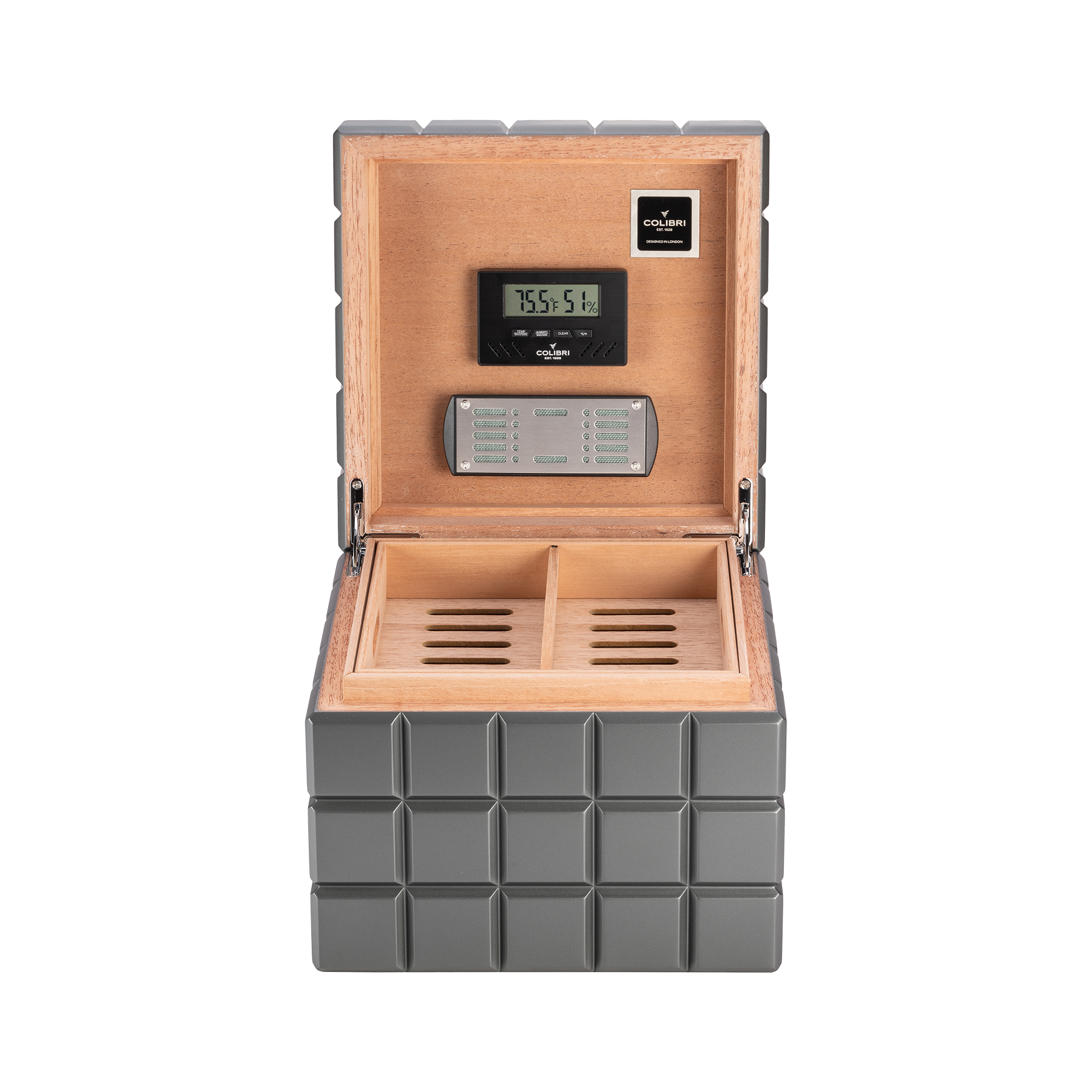 colibri-heritage-cube-humidor-schwarz-f-r-60-80-zigarren image 2