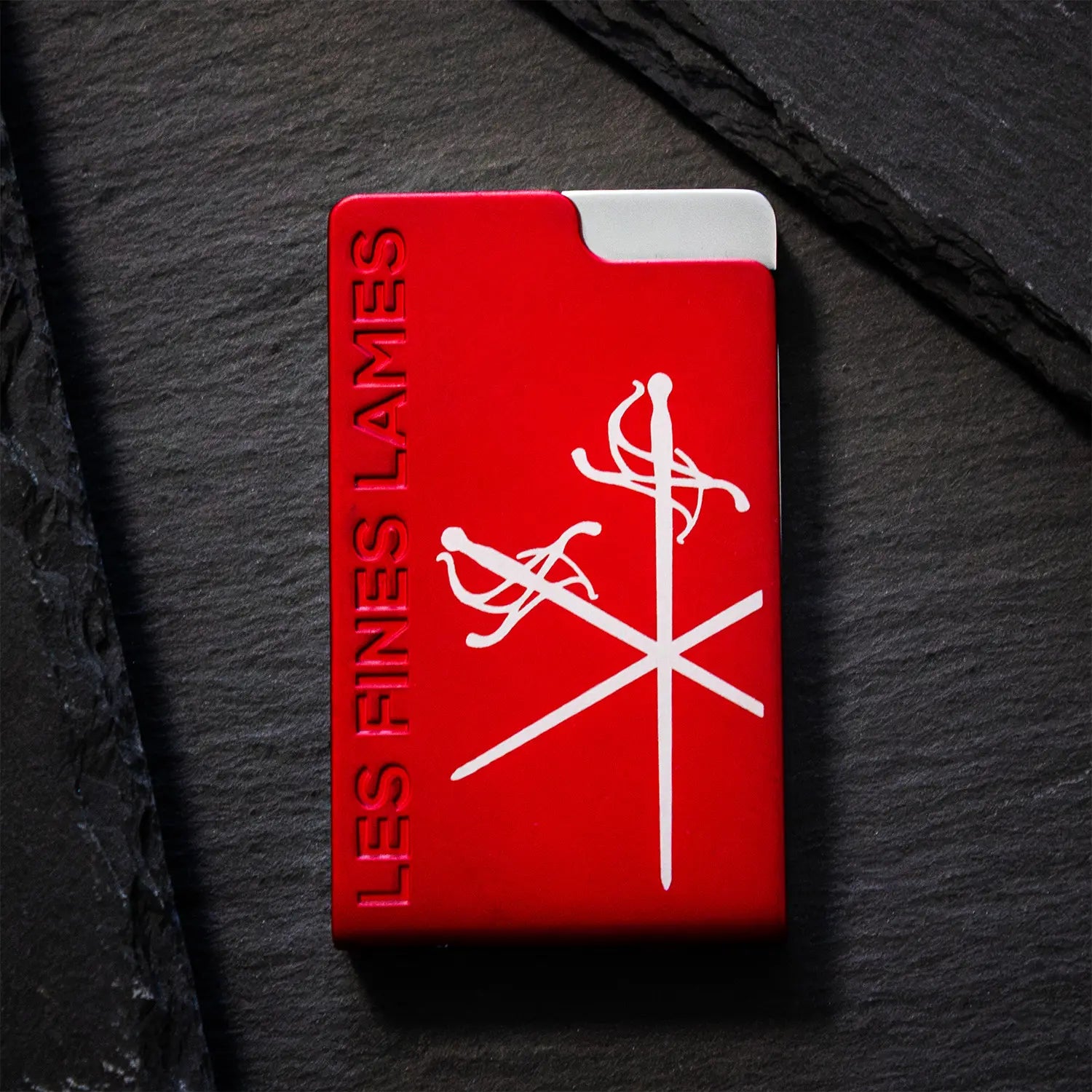 les-fines-lames-le-feu-brick-feuerzeug-rot-metall-torch image 5