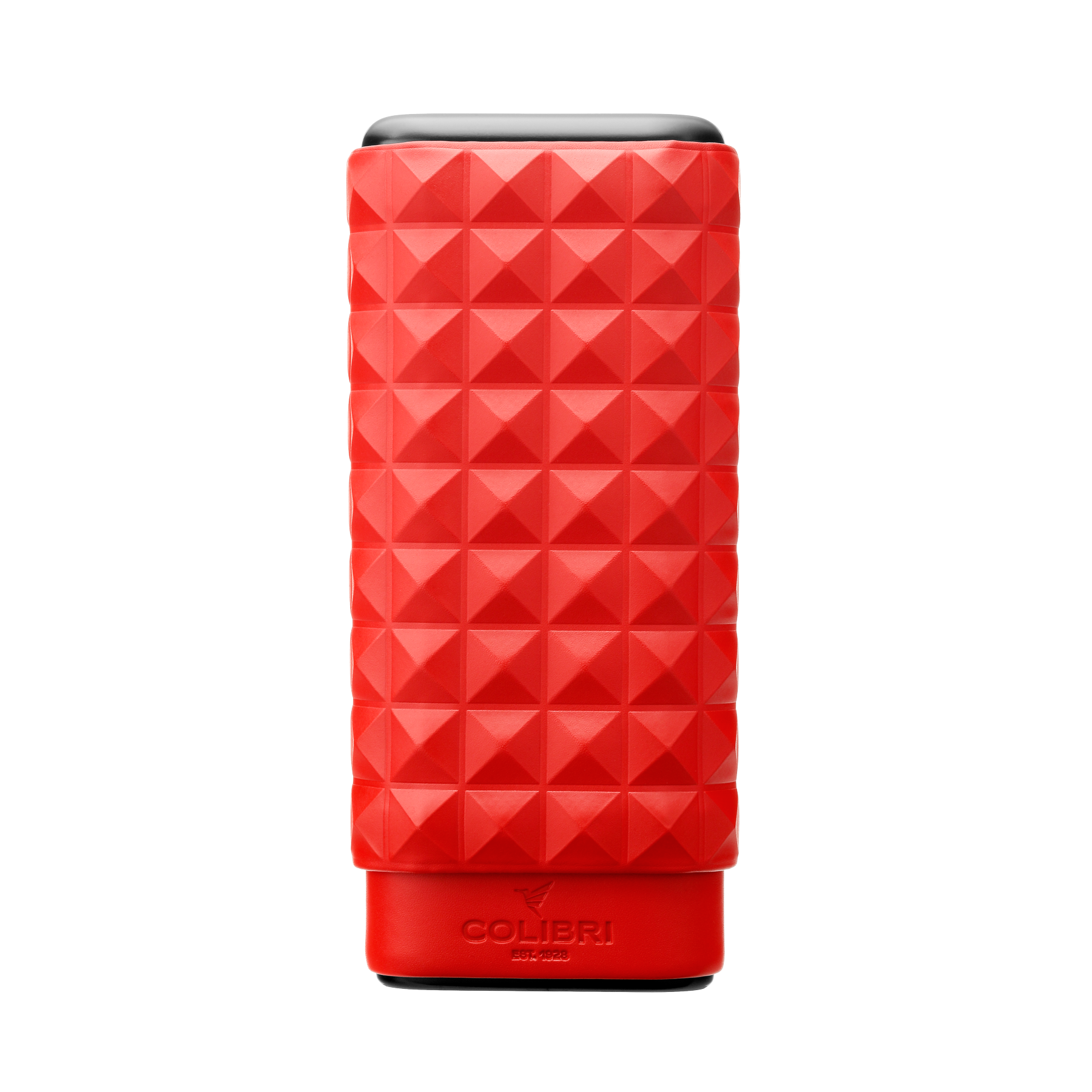 colibri-quasar-zigarrenetui-schwarz-leder-3er-60er-ring image 3