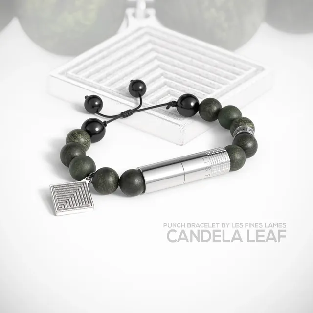 les-fines-lames-punch-bracelet-zigarrenbohrer-candela-leaf image 1