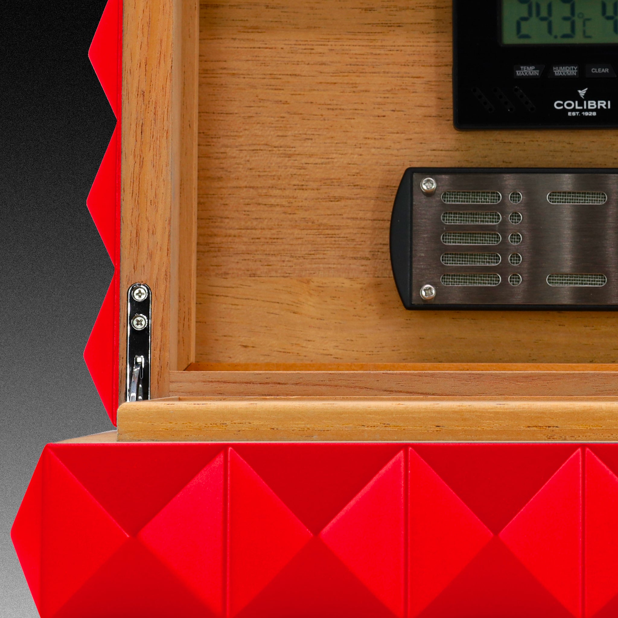 colibri-quasar-humidor-zigarrenbox-schwarz-f-r-40-45-zigarren image 2