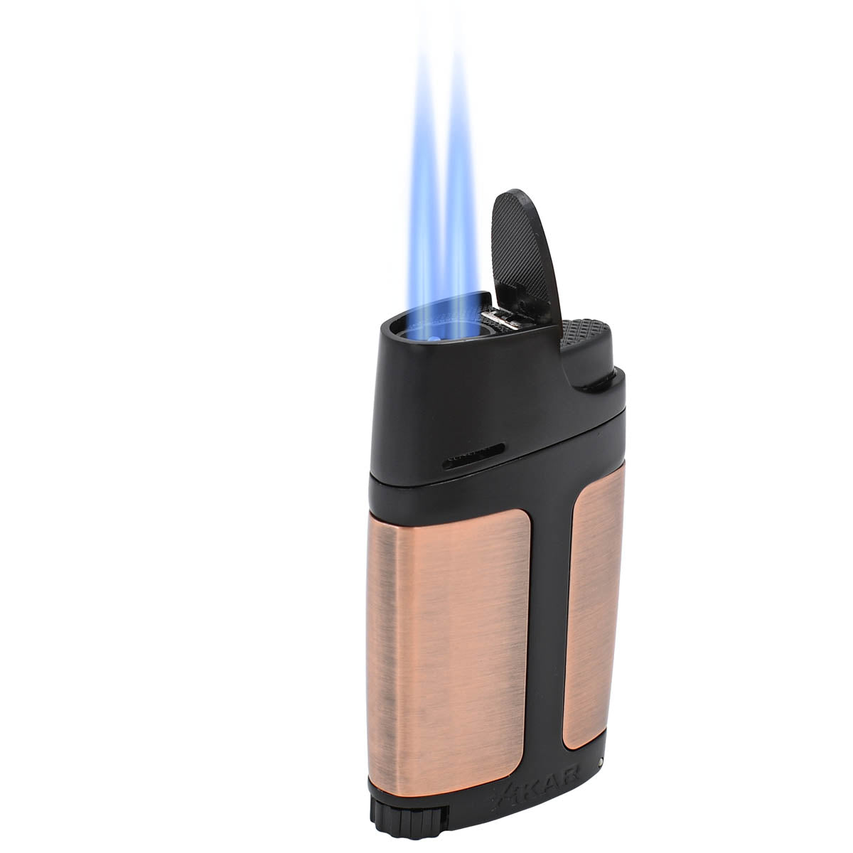 xikar-elx-double-jet-zigarrenfeuerzeug-vintage-bronze-mit-punch image 2