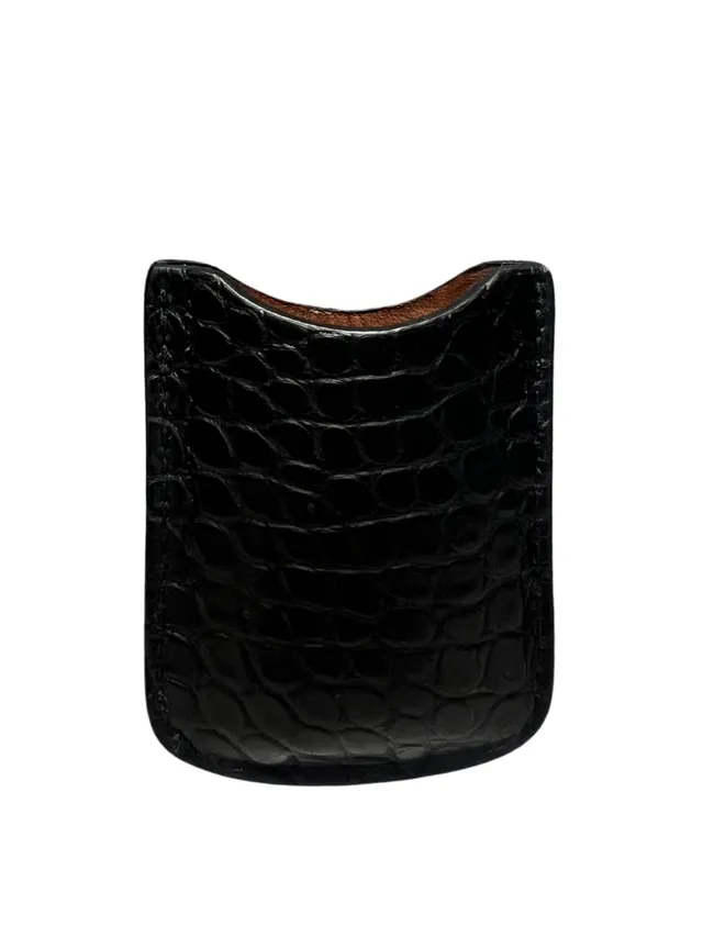 xikar-xi-lederetui-f-r-feuerzeug-cutter-alligator-schwarz-leder image 1
