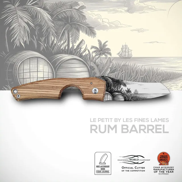 les-fines-lames-le-petit-zigarrenschneider-rum-barrel-holz image 1