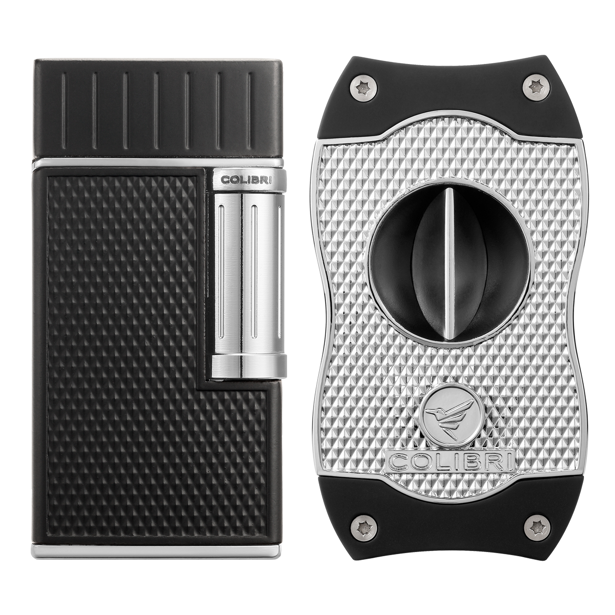 colibri-julius-zigarrenfeuerzeug-v-cutter-set-schwarz-soft-flame image 3