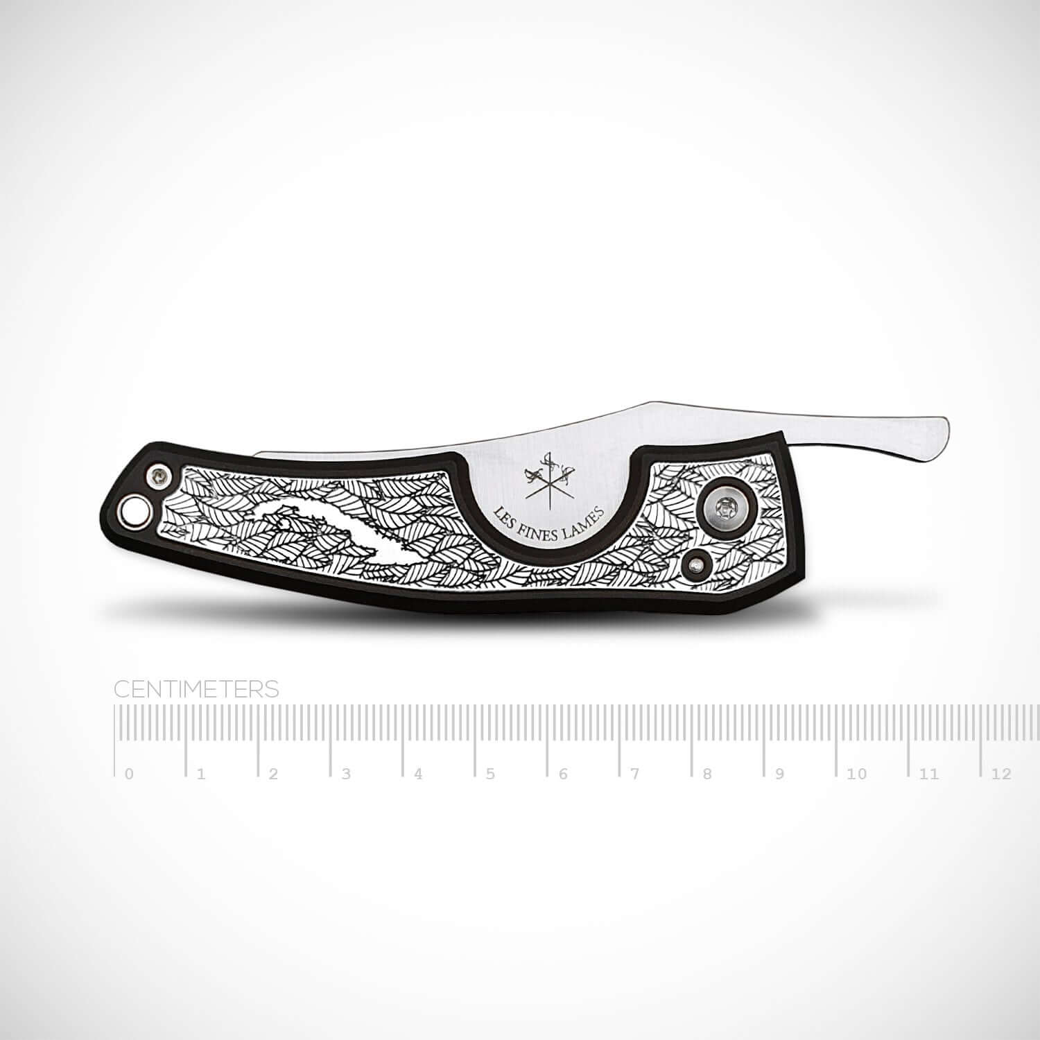 les-fines-lames-le-petit-silver-leaves-ii-zigarrenmesser-edelstahl image 4