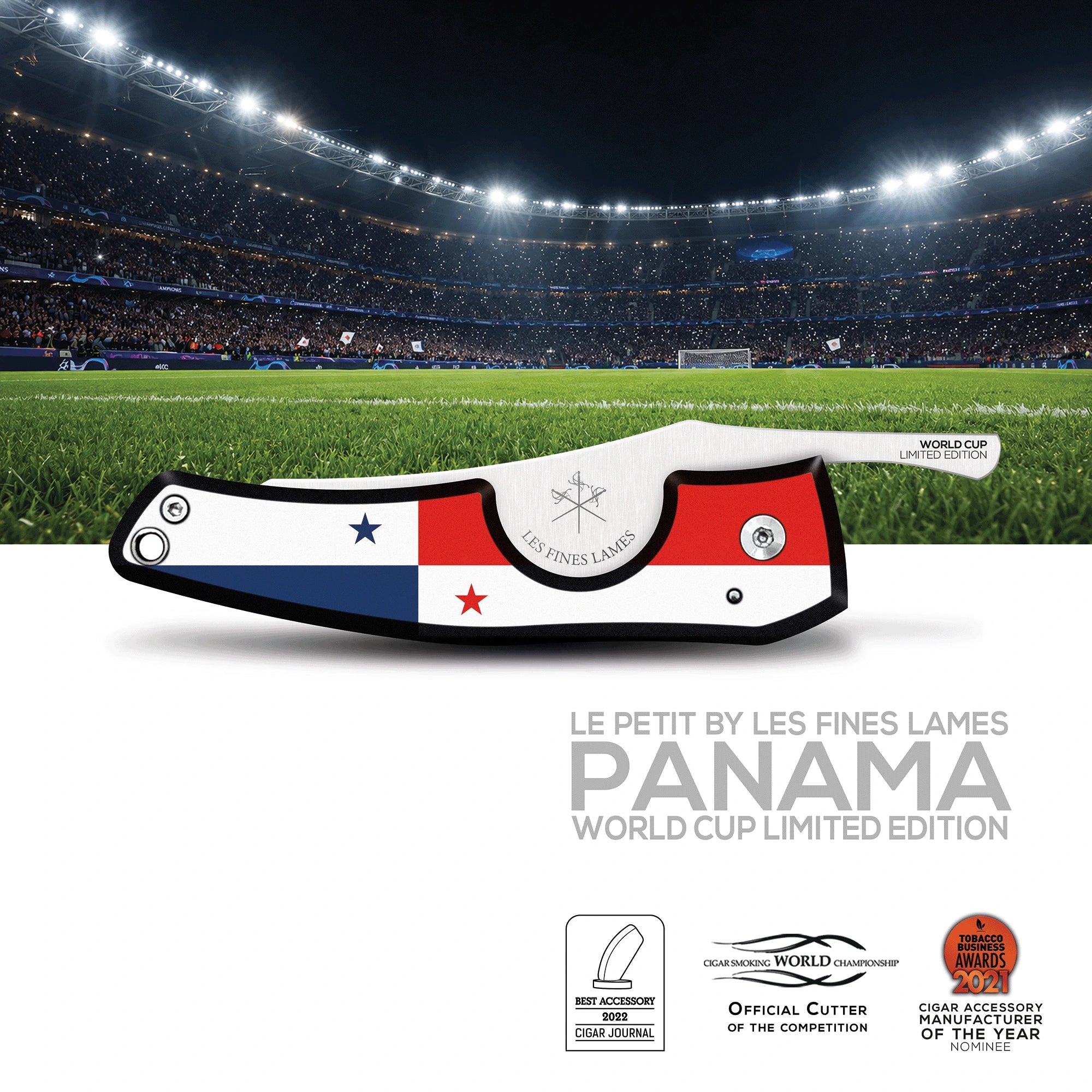 les-fines-lames-le-petit-zigarrenmesser-panama-wm-edition-edelstahl image 1