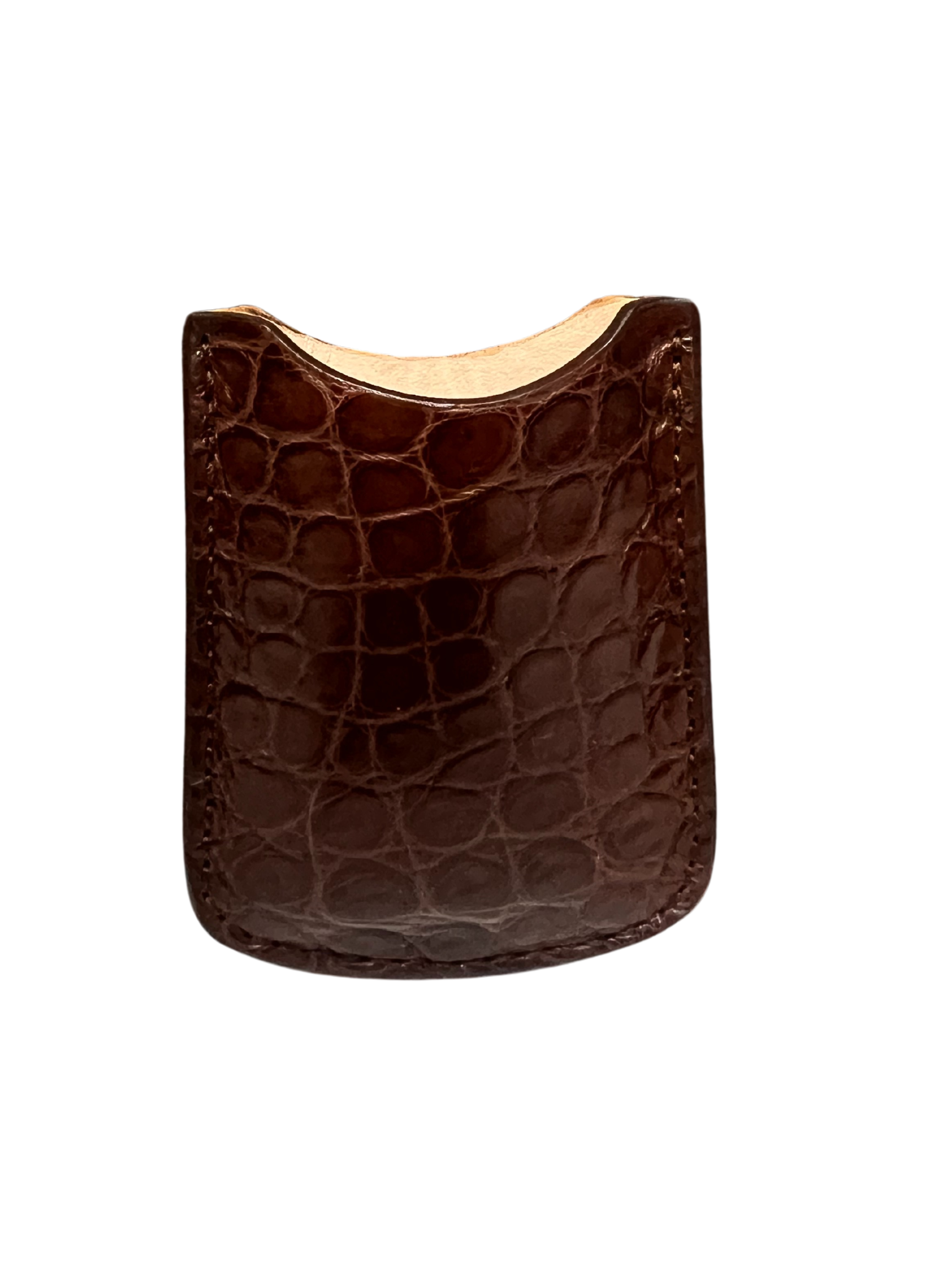 xikar-xi-lederetui-f-r-feuerzeug-cutter-alligator-schwarz-leder image 2