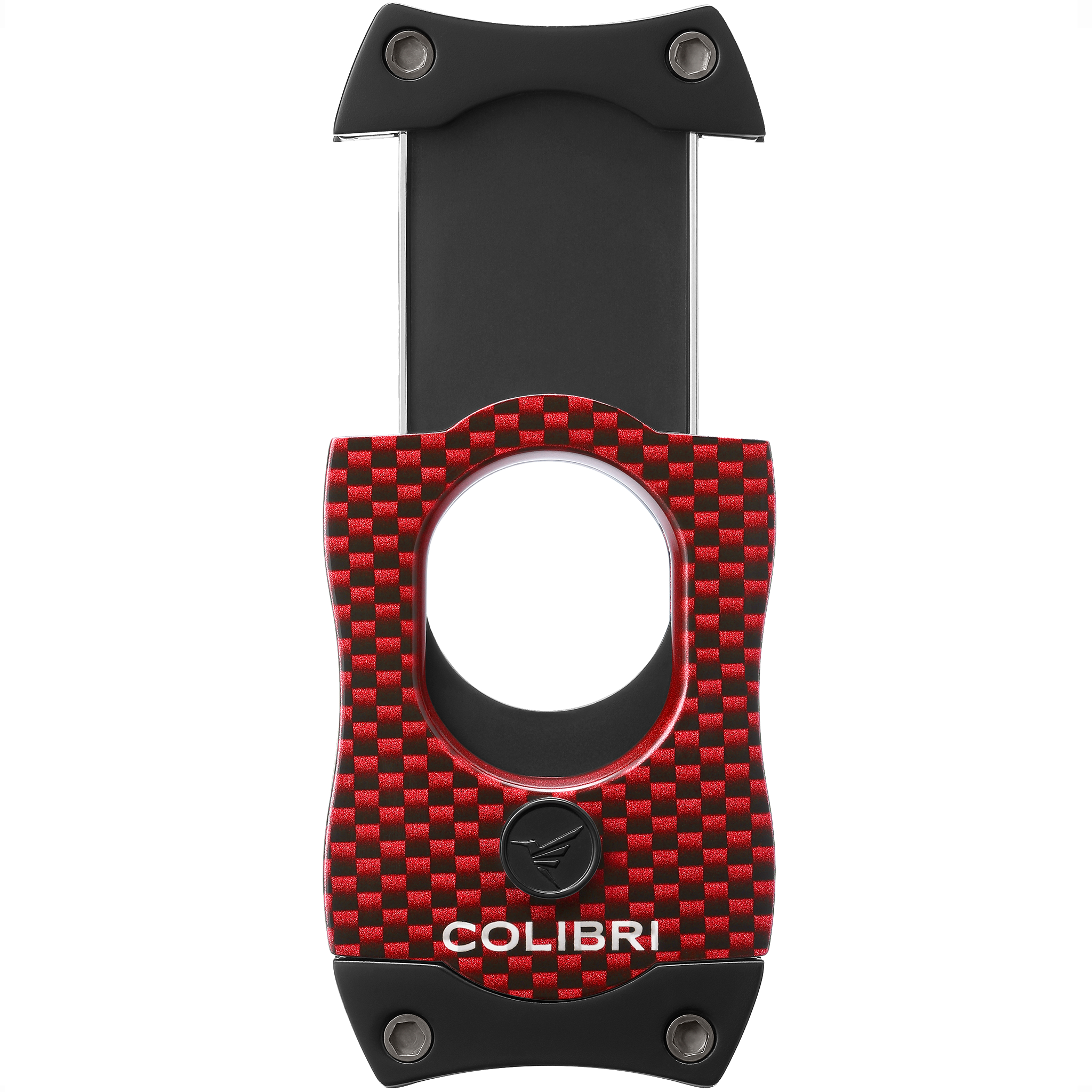 colibri-s-cut-zigarrenschneider-carbon-rot-66er-ring image 3
