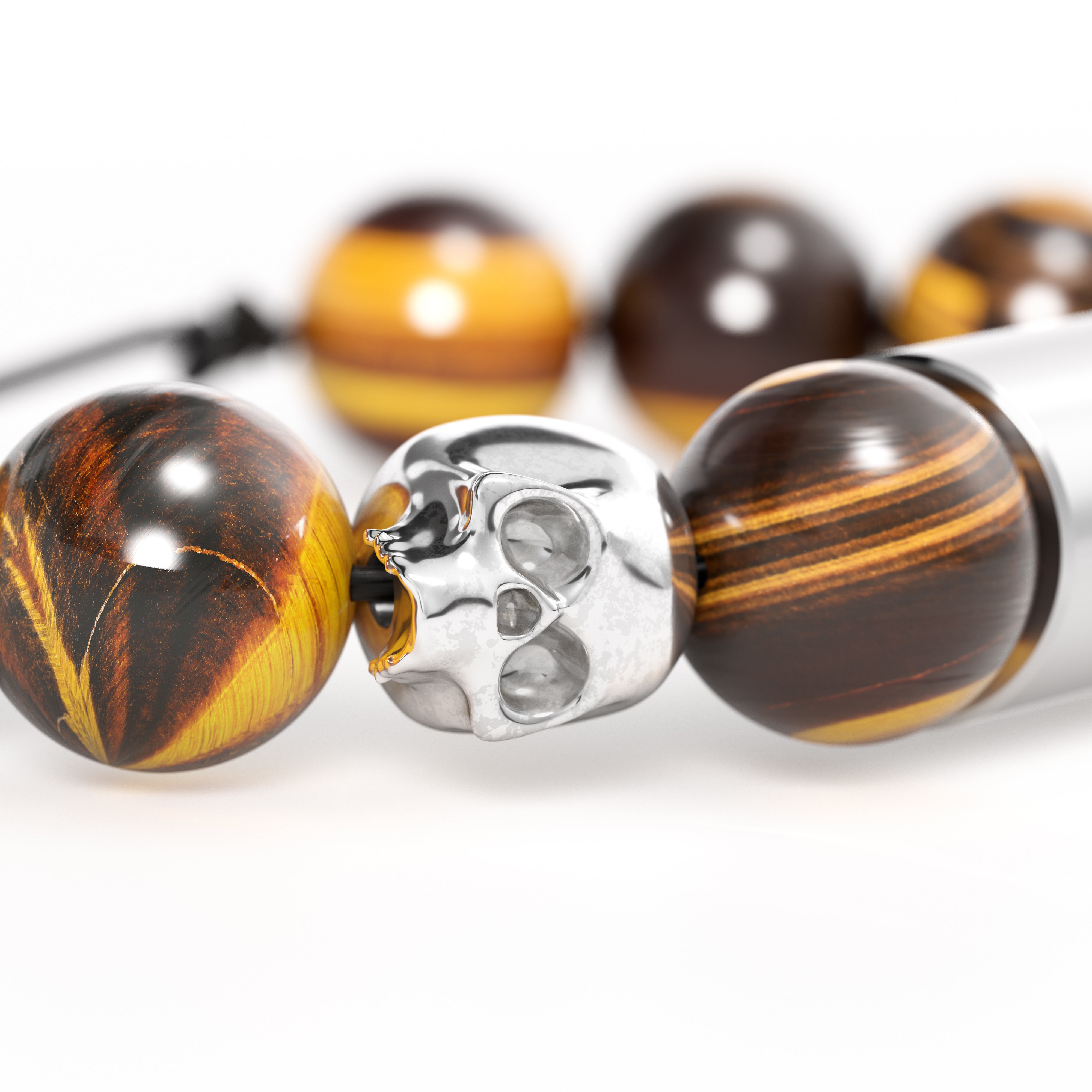 les-fines-lames-punch-bracelet-colorado-skull-ii-zigarren-punch-edelstahl image 3