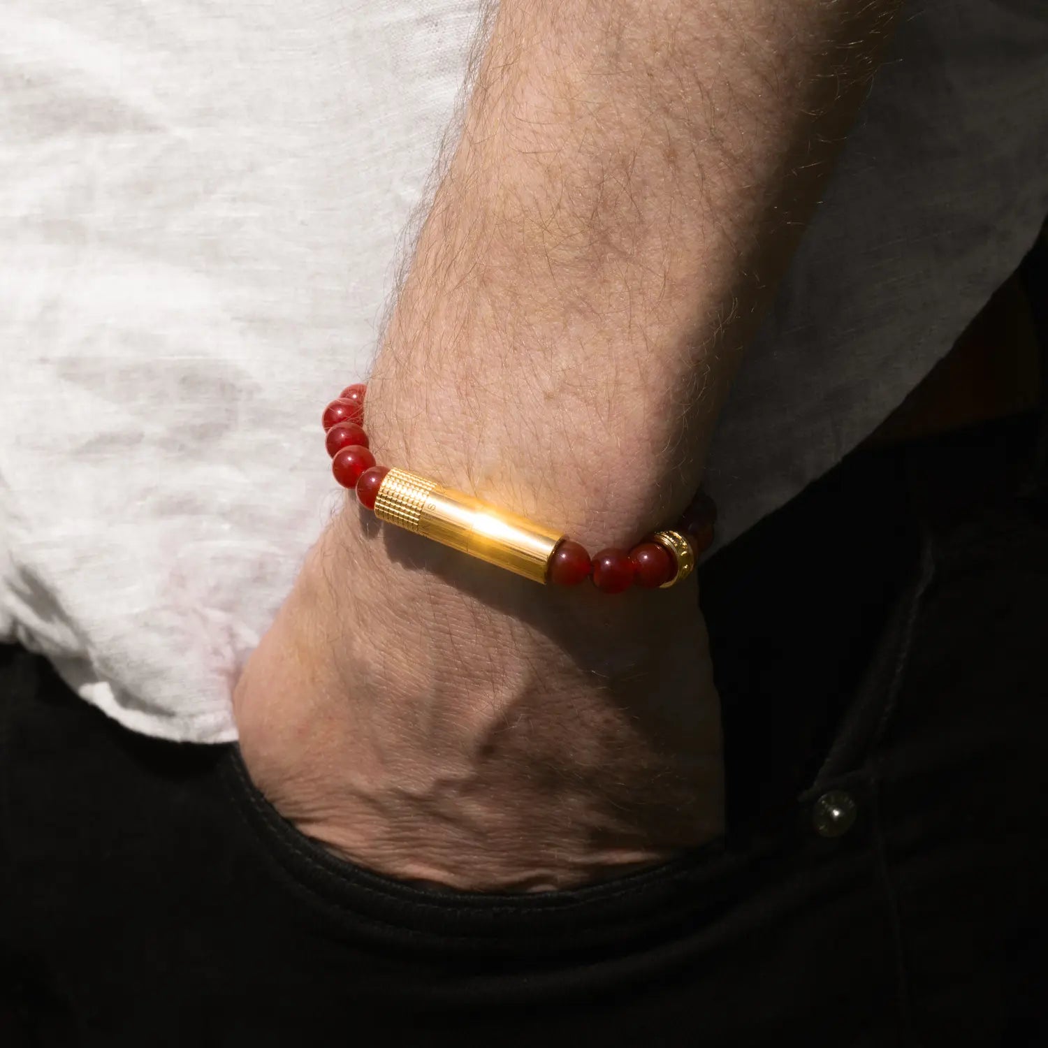 les-fines-lames-punch-bracelet-zigarren-punch-sangre-gold image 4