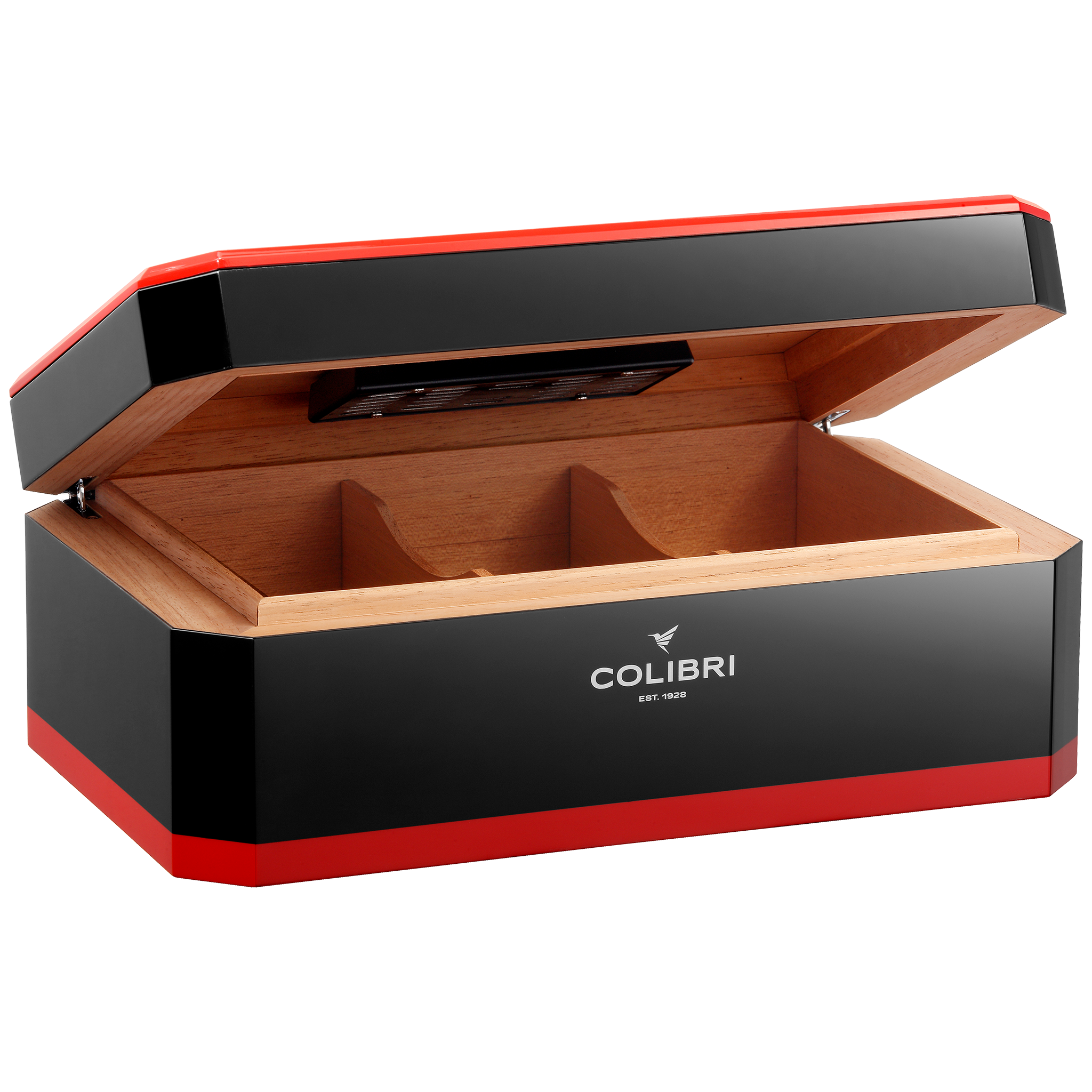 colibri-rally-humidor-schwarz-silber-f-r-125-zigarren image 3