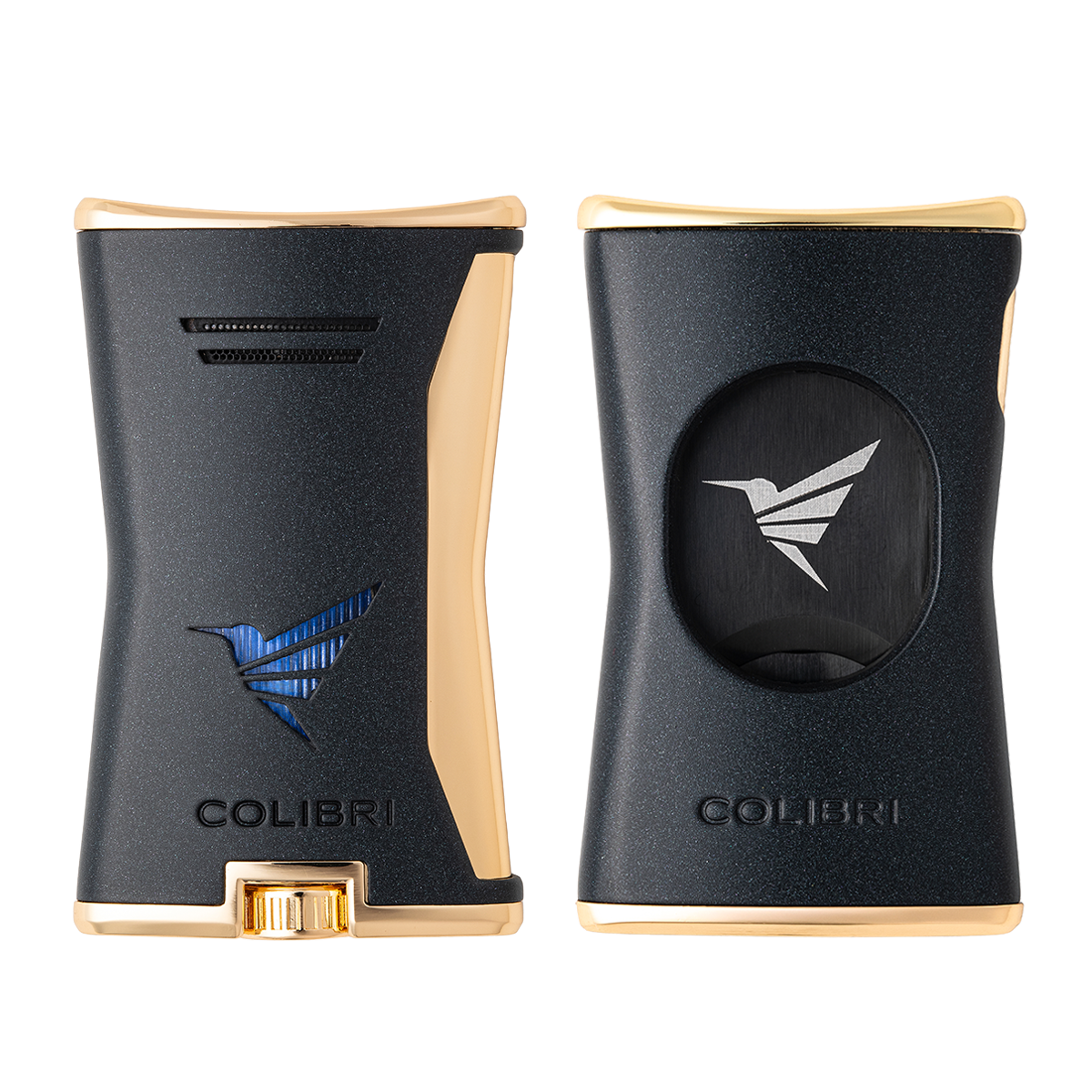 colibri-slim-set-feuerzeug-zigarrenschneider-schwarz-single-jet image 1