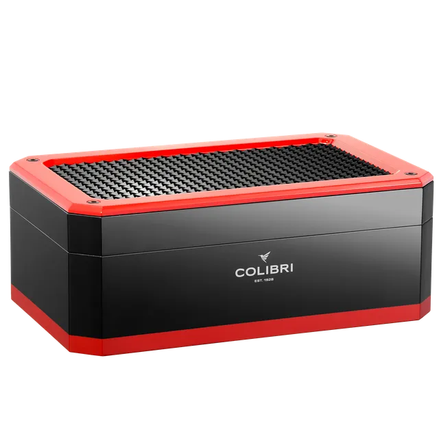 colibri-rally-humidor-schwarz-silber-f-r-125-zigarren image 1