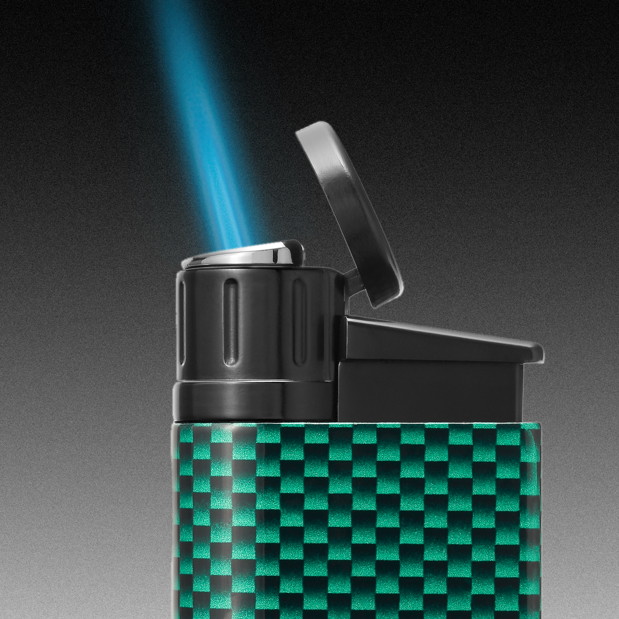 colibri-evo-feuerzeug-carbon-schwarz-jetflame image 2