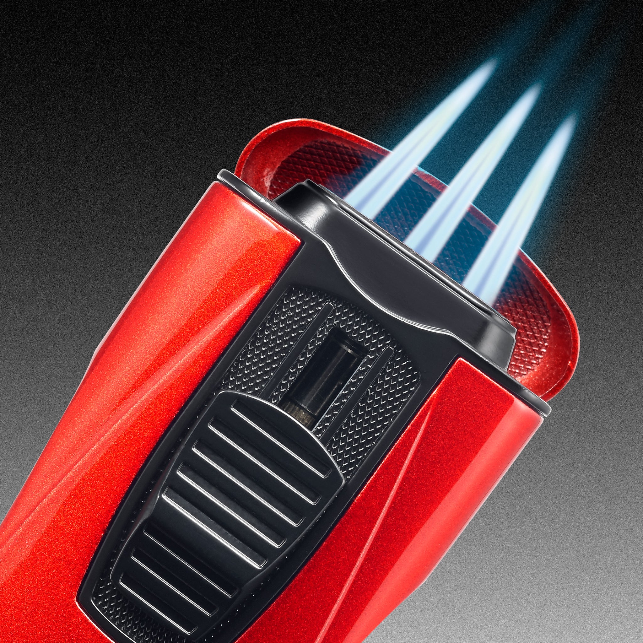 colibri-monaco-zigarrenfeuerzeug-metallic-charcoal-triple-jet image 2