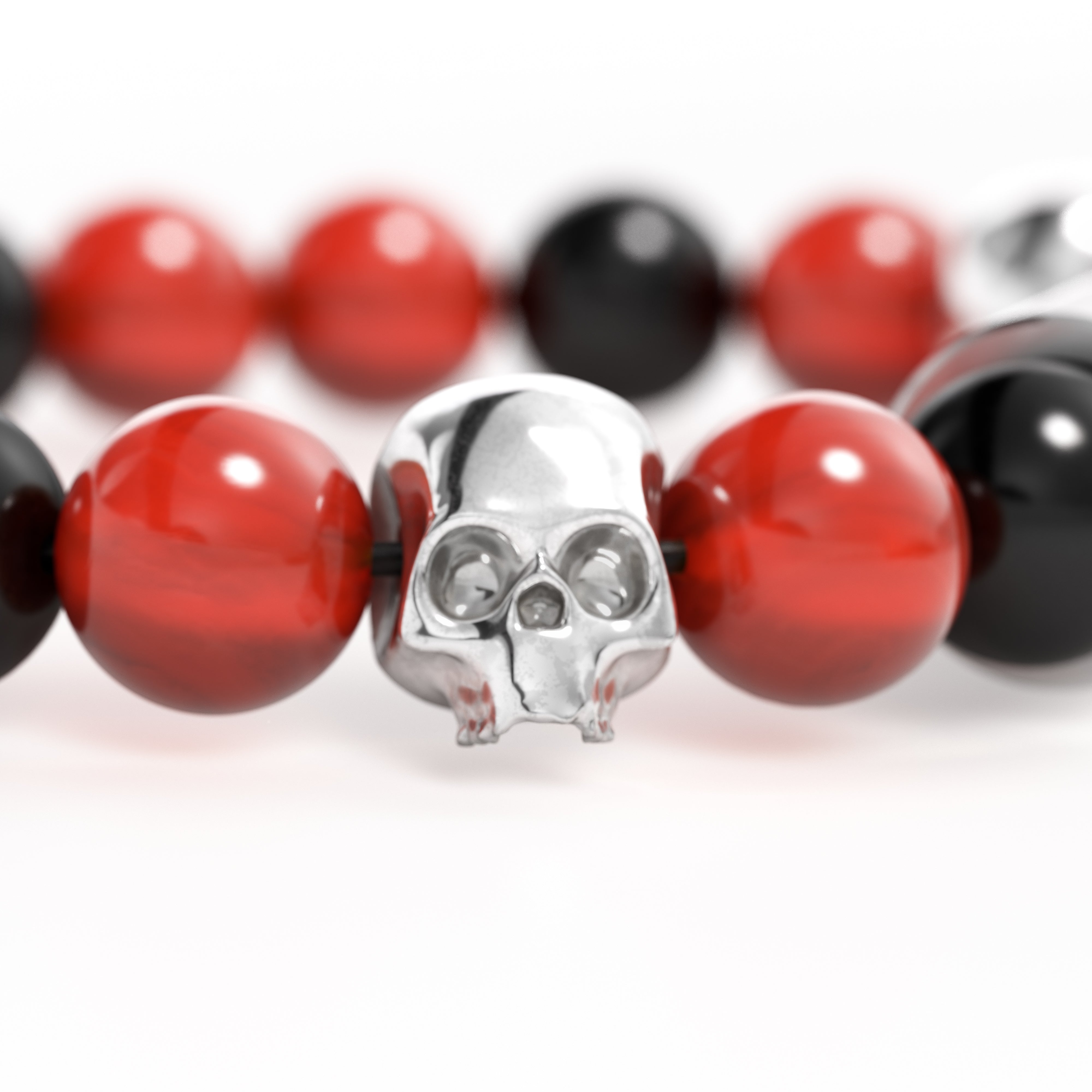 les-fines-lames-punch-bracelet-zigarren-punch-armband-sangre-skull-schwarz-rot image 3