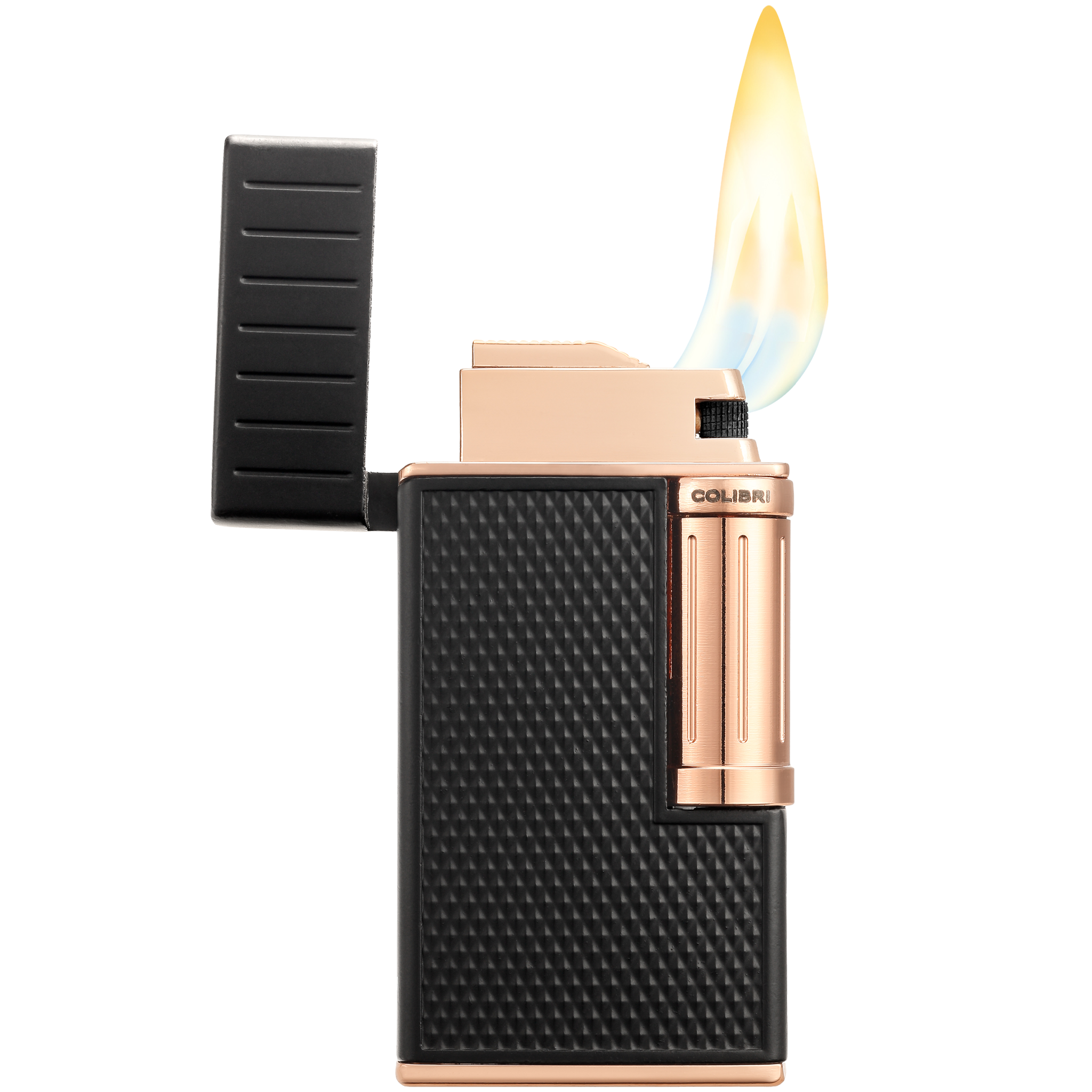 colibri-julius-zigarrenfeuerzeug-schwarz-softflamme-doppel-flamme image 3