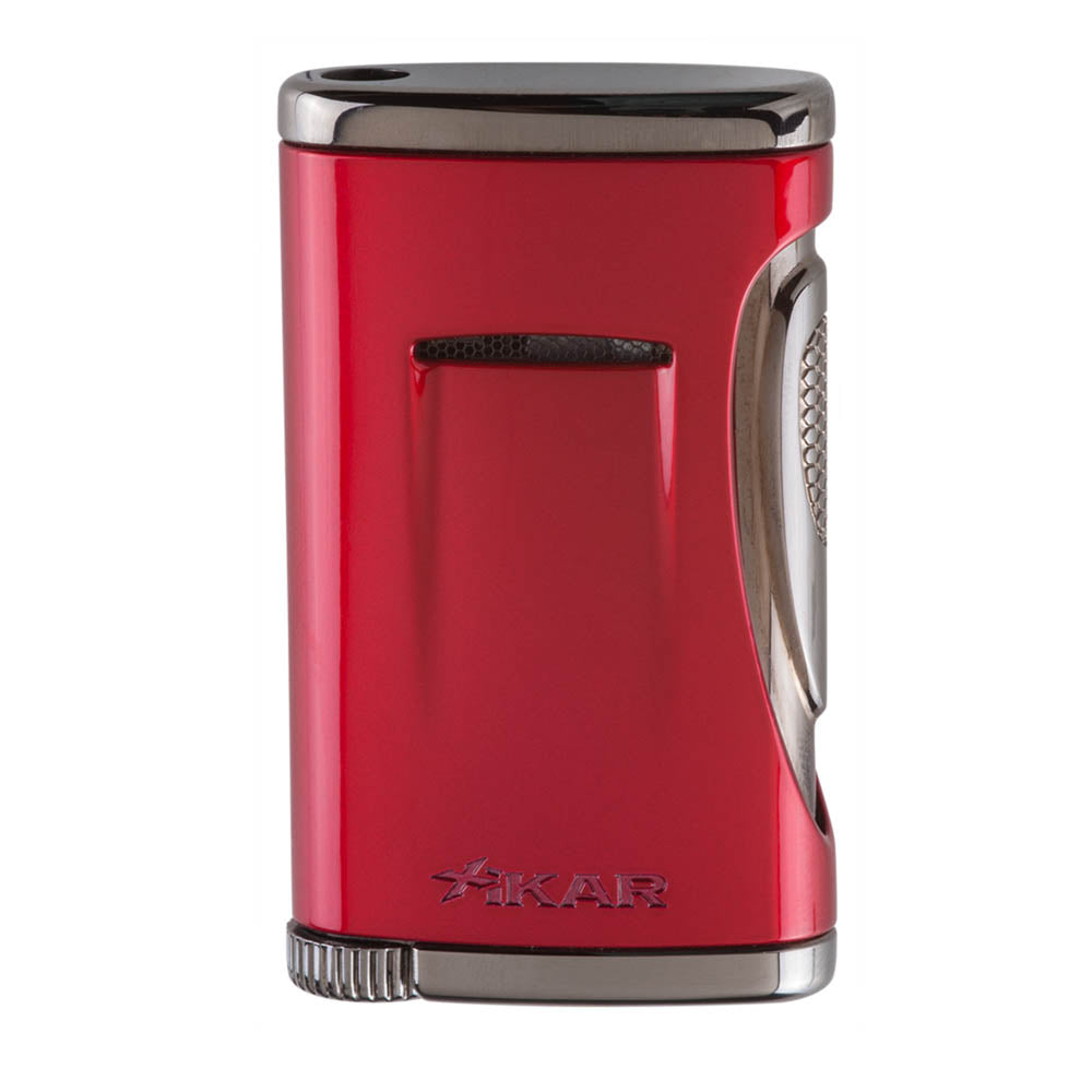 xikar-xidris-single-jet-zigarrenfeuerzeug-rot-jetflamme image 1