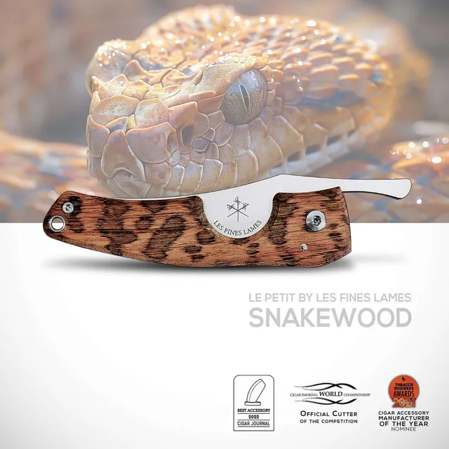 les-fines-lames-le-petit-snakewood-zigarrenschneider-holz image 1