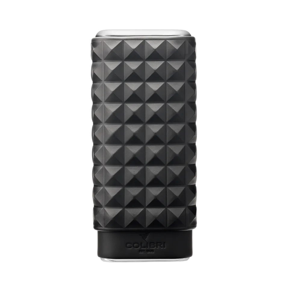 colibri-quasar-zigarrenetui-schwarz-leder-3er-60er-ring image 1