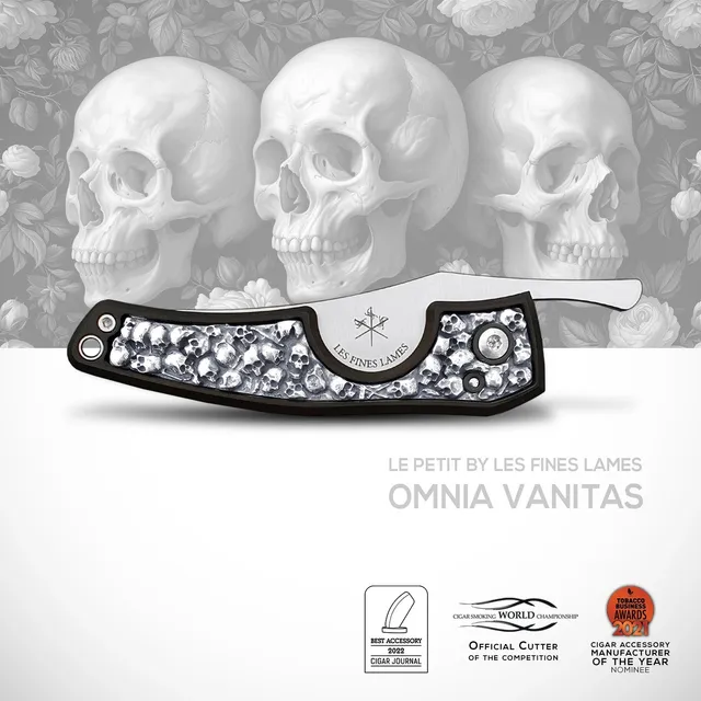 les-fines-lames-le-petit-zigarrenschneider-omnia-vanitas-silber image 1