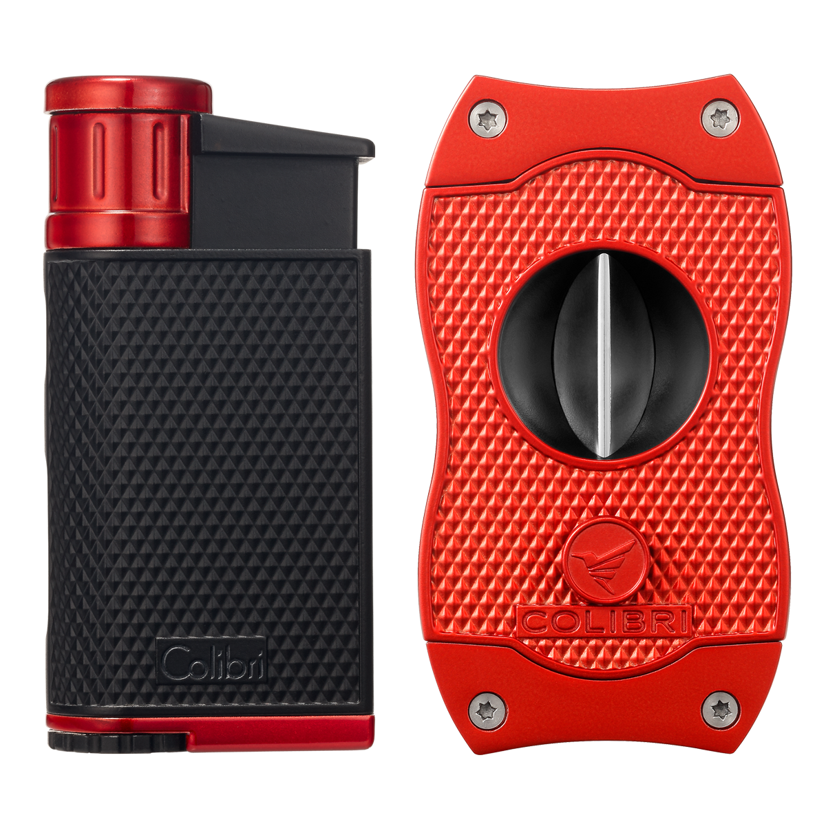 colibri-evo-zigarren-feuerzeug-set-schwarz-diamond-v-cut image 4
