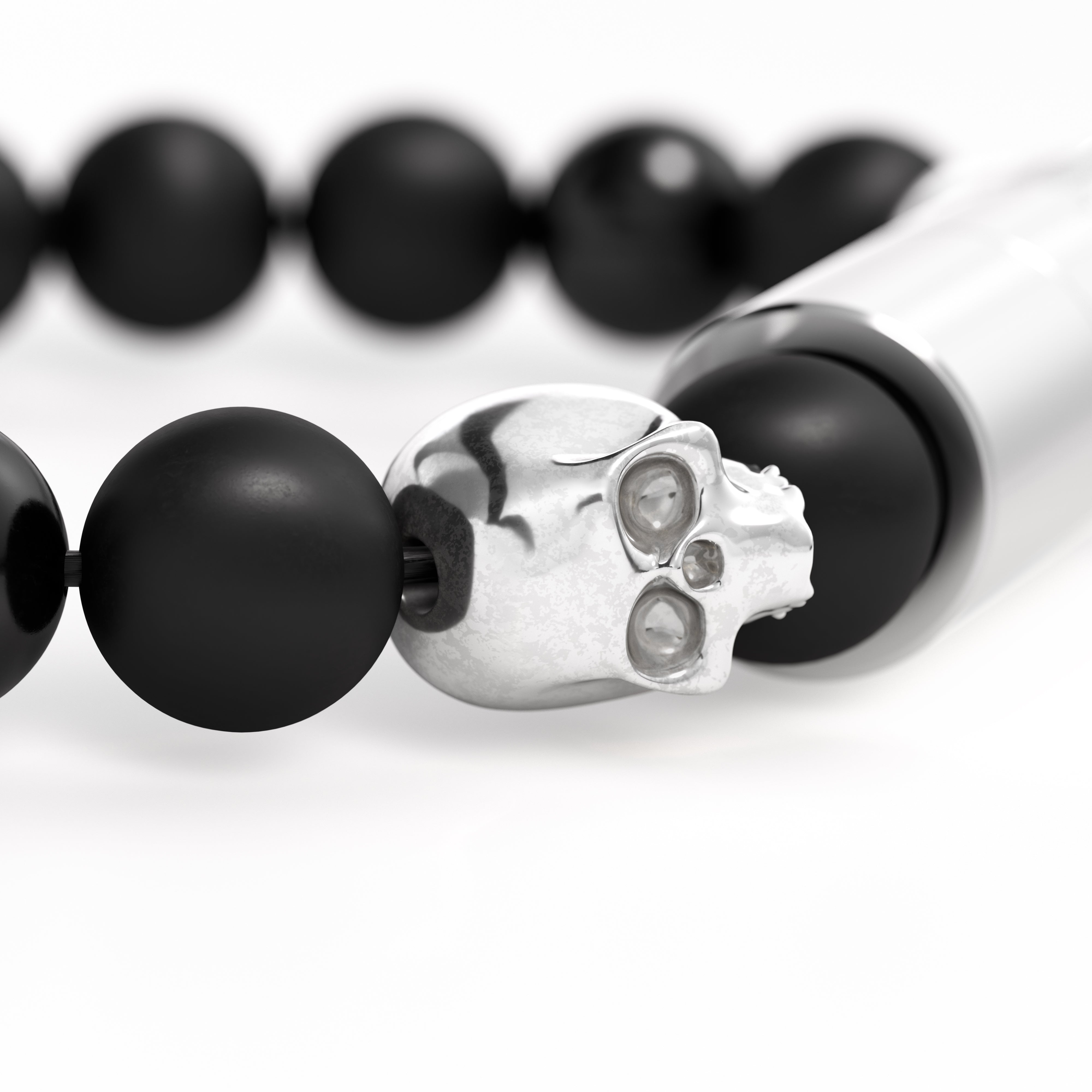 les-fines-lames-punch-bracelet-oscuro-matte-skull-i-zigarrenbohrer image 3