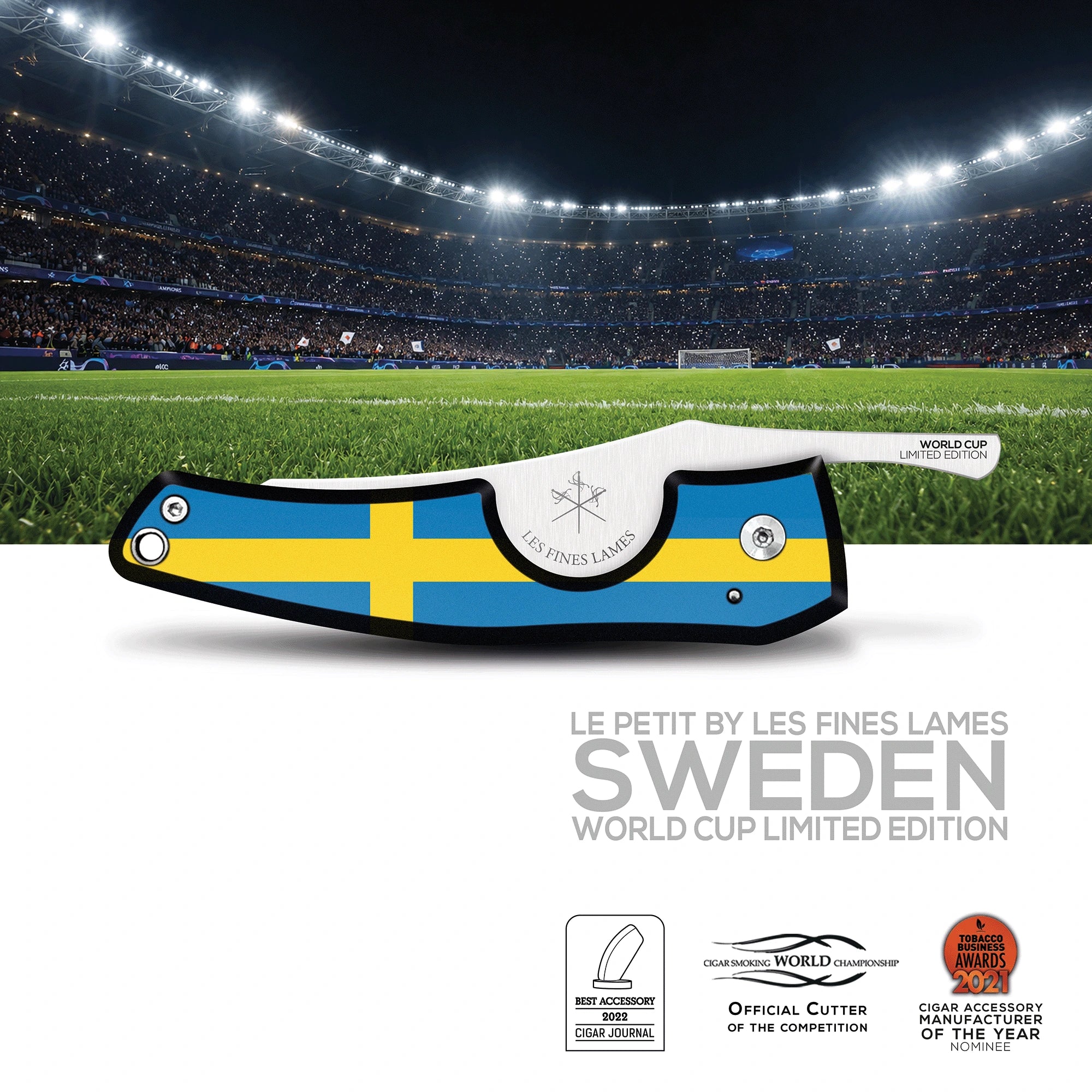 les-fines-lames-le-petit-zigarrenmesser-schweden-world-cup-edition image 1