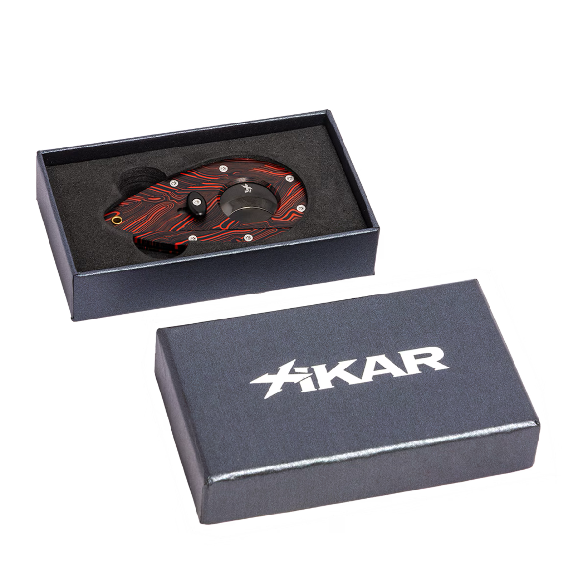 xikar-xi1-g10-zigarrenschneider-rot-edelstahlklingen image 8
