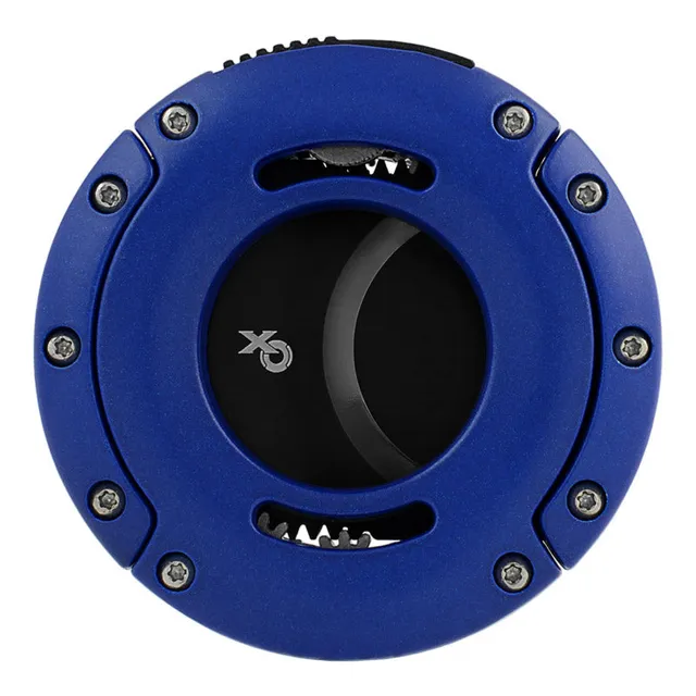 xikar-xo-colors-zigarrenschneider-rund-blau-black-blade-64er image 1