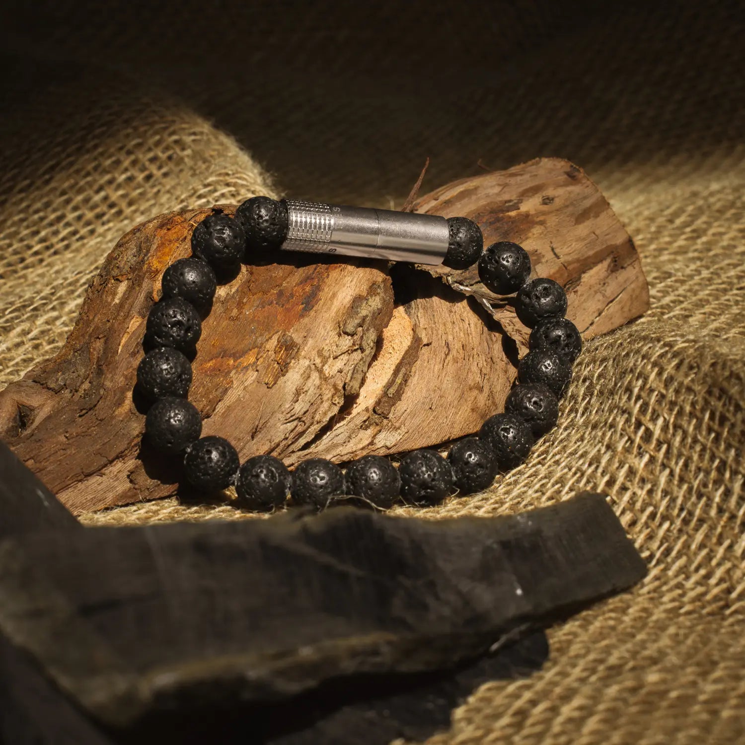 les-fines-lames-punch-bracelet-zigarren-punch-lava-elastic image 5