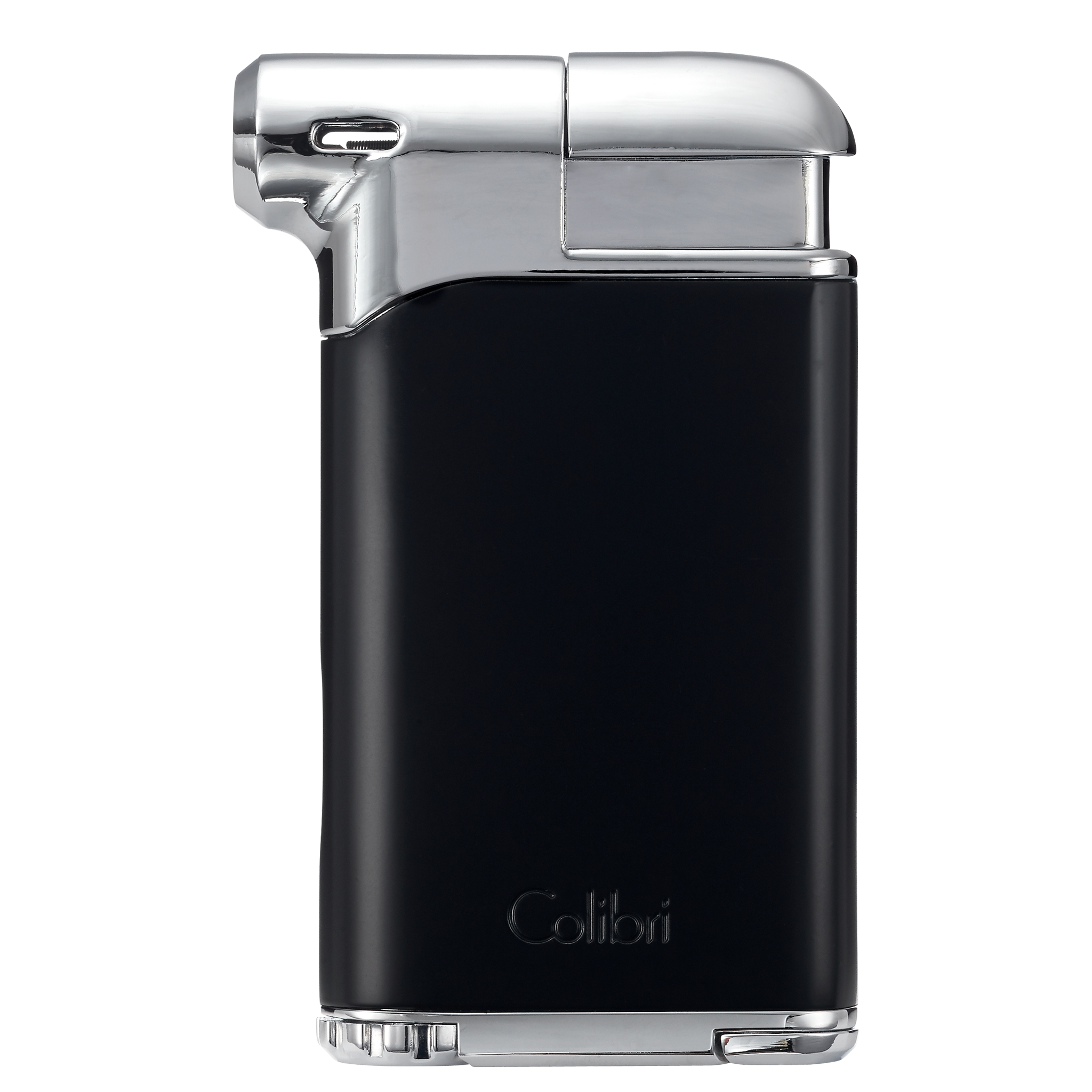 colibri-pacific-air-zigarrenfeuerzeug-mattschwarz-chrom-softflamme image 1