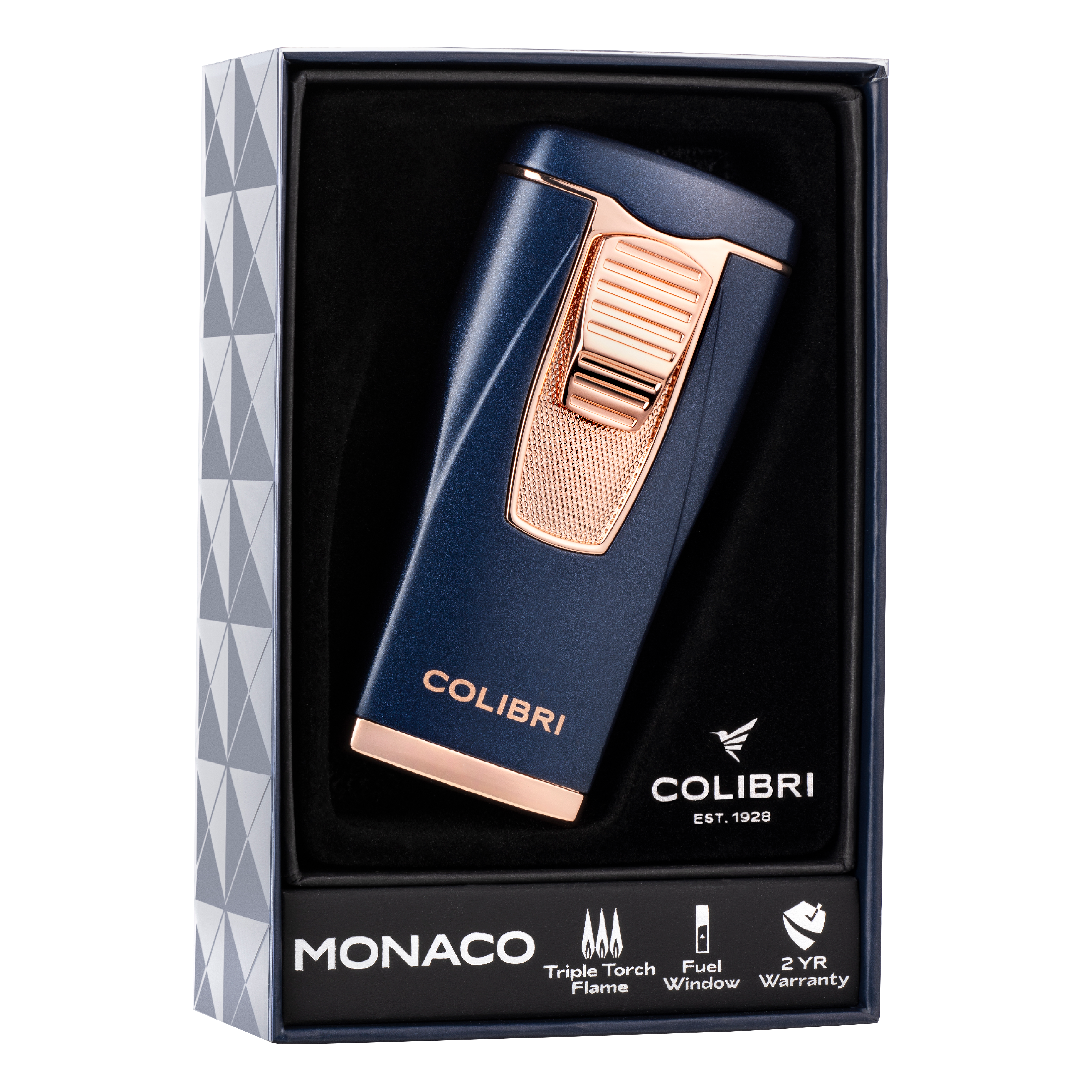 colibri-monaco-zigarrenfeuerzeug-triple-jet-black-black image 7