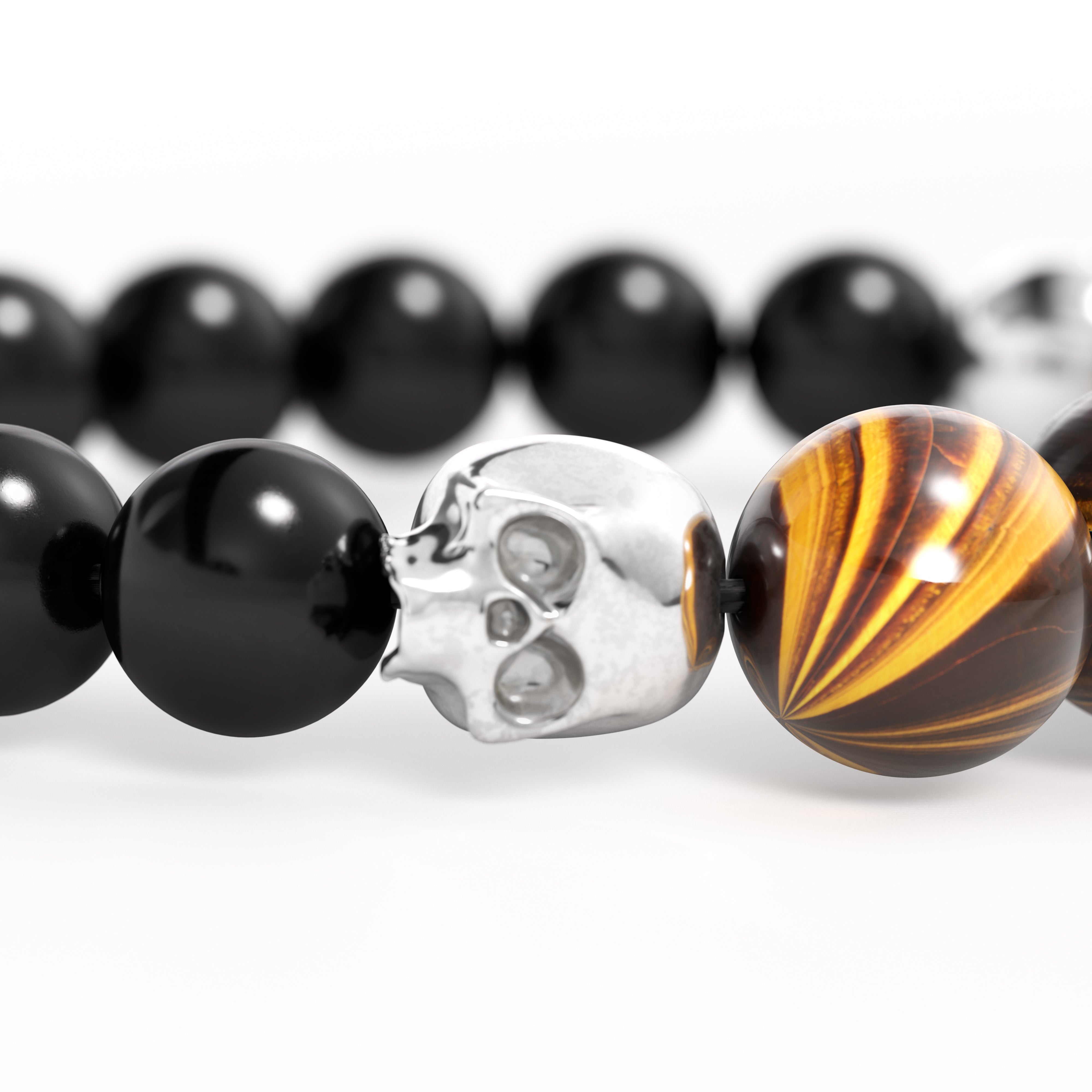 les-fines-lames-punch-bracelet-oscuro-skull-zigarrenschneider image 3