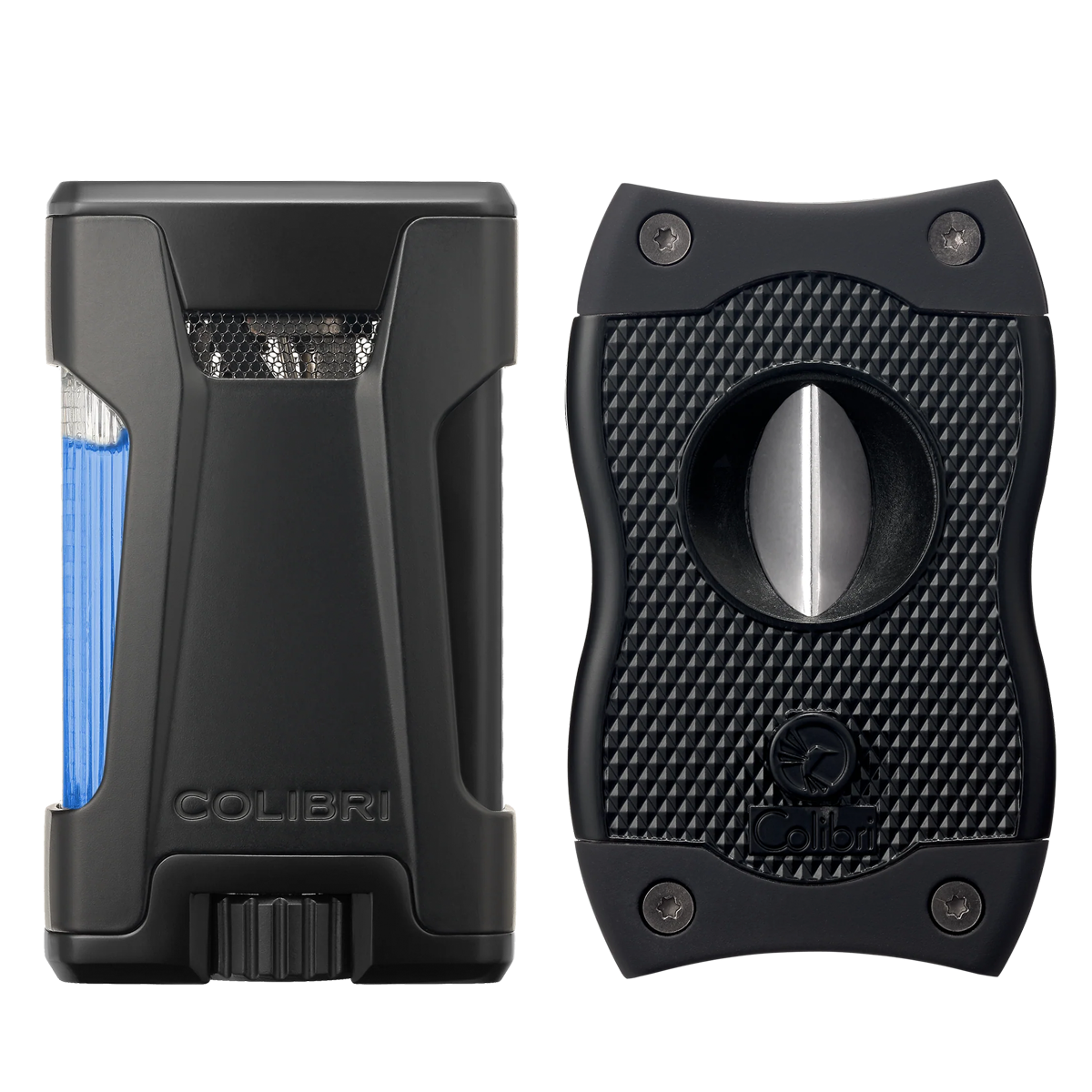 colibri-rebel-sv-cut-set-feuerzeug-cutter-schwarz-doppel-jet image 3