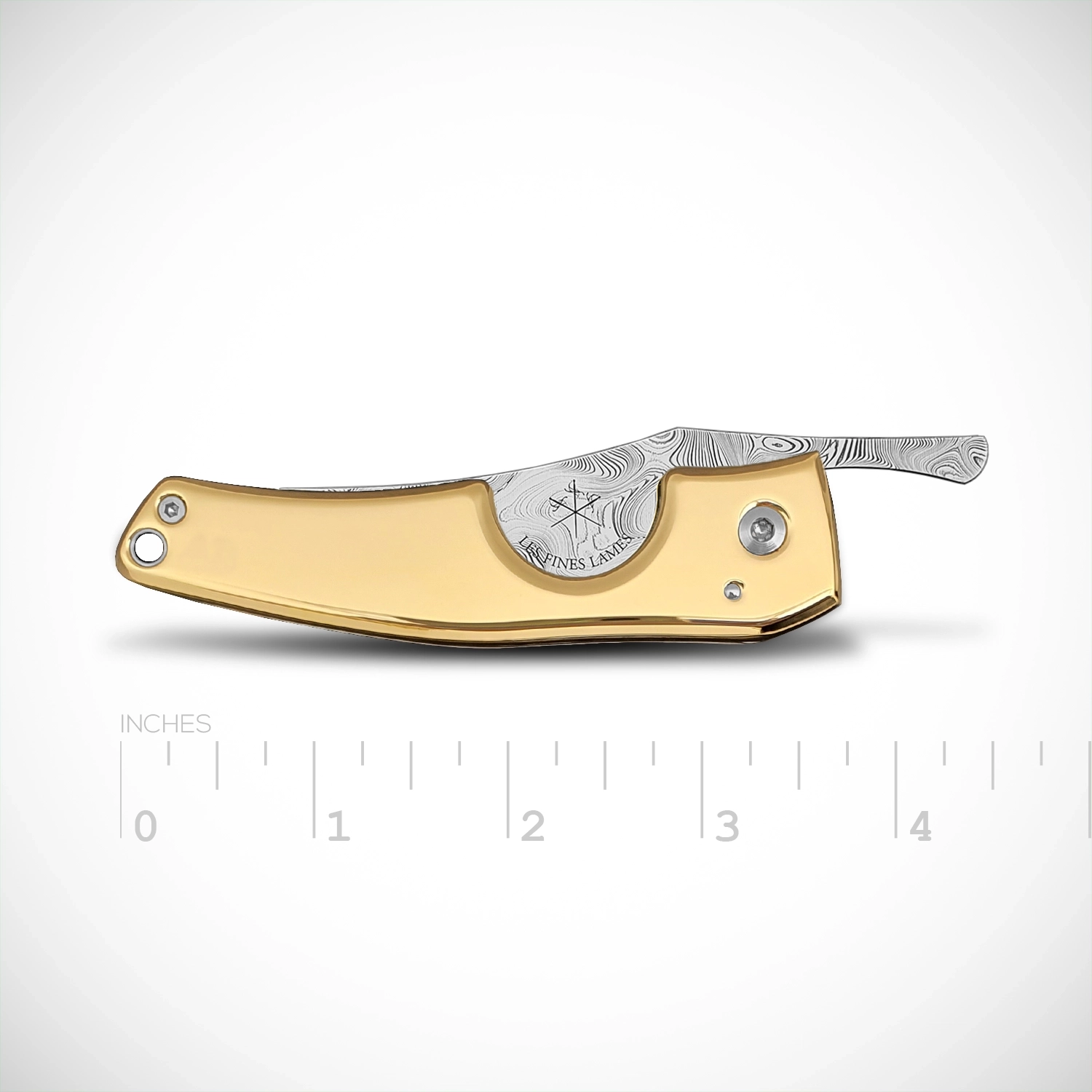 les-fines-lames-le-petit-zigarrenmesser-damasteel-gold image 3