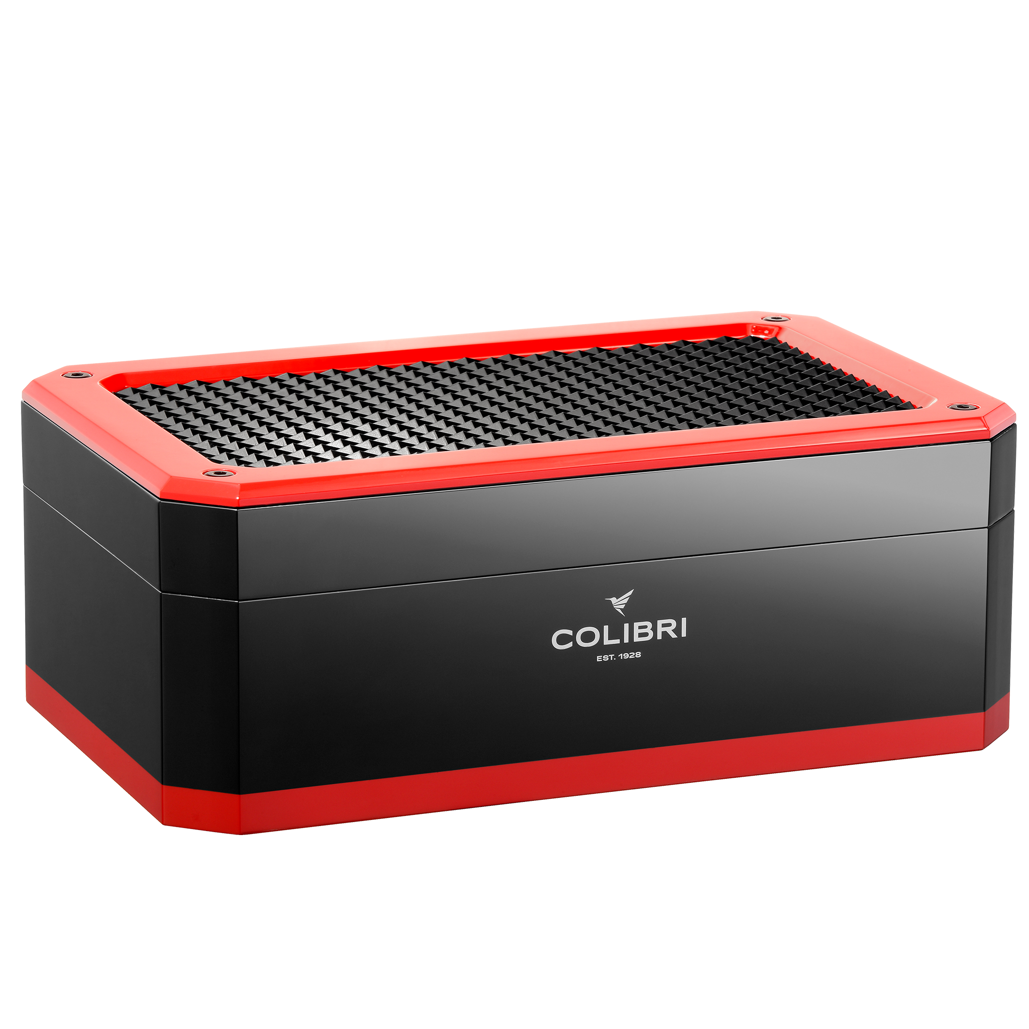 colibri-rally-humidor-schwarz-silber-f-r-125-zigarren image 1