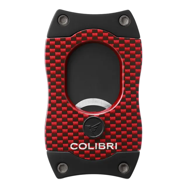 colibri-s-cut-zigarrenschneider-carbon-rot-66er-ring image 1
